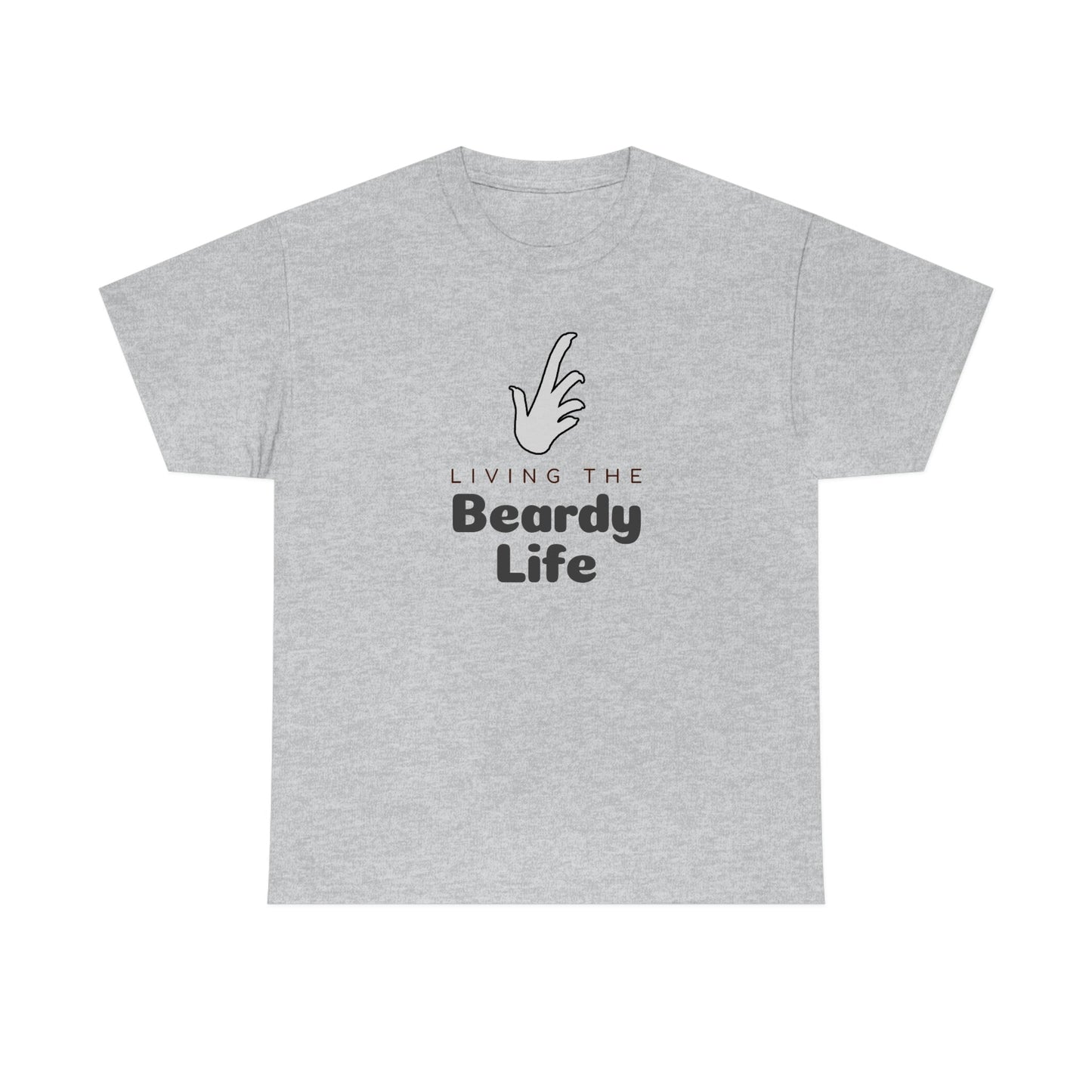 Living the Beardy Life Heavy Cotton T-Shirt