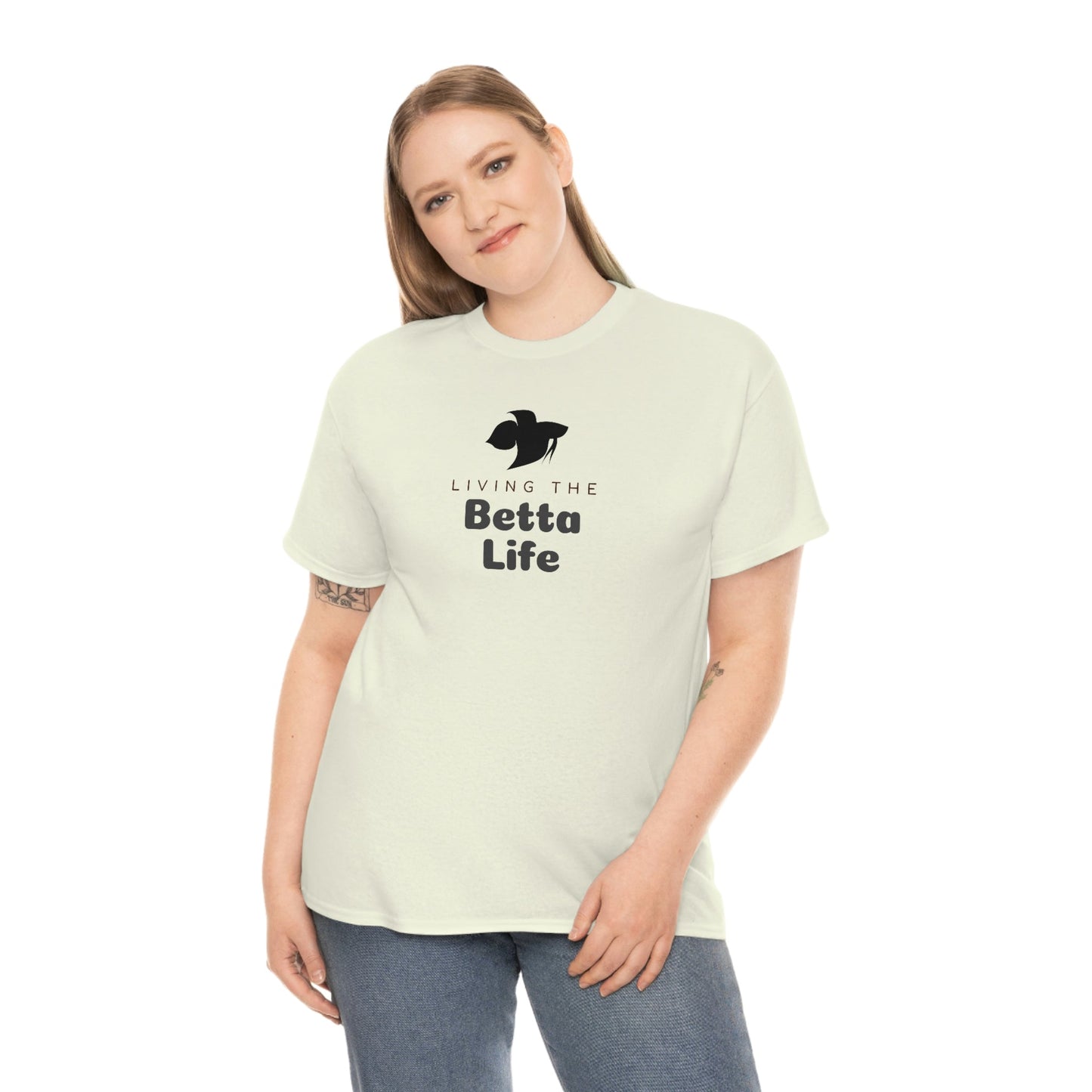 Living the Betta Life Heavy Cotton T-Shirt