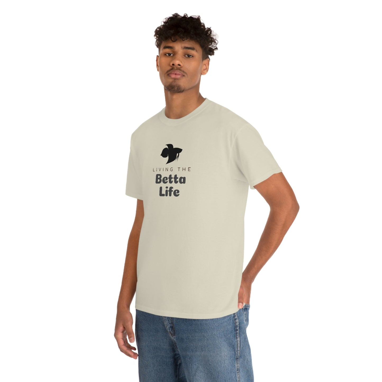 Living the Betta Life Heavy Cotton T-Shirt
