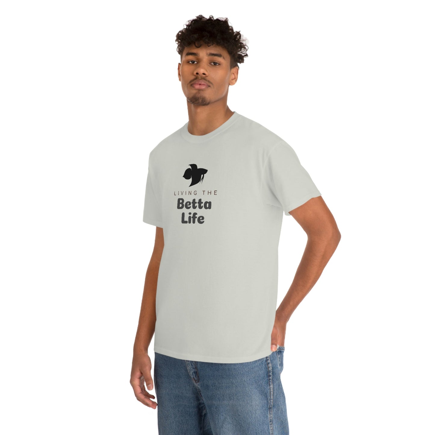 Living the Betta Life Heavy Cotton T-Shirt