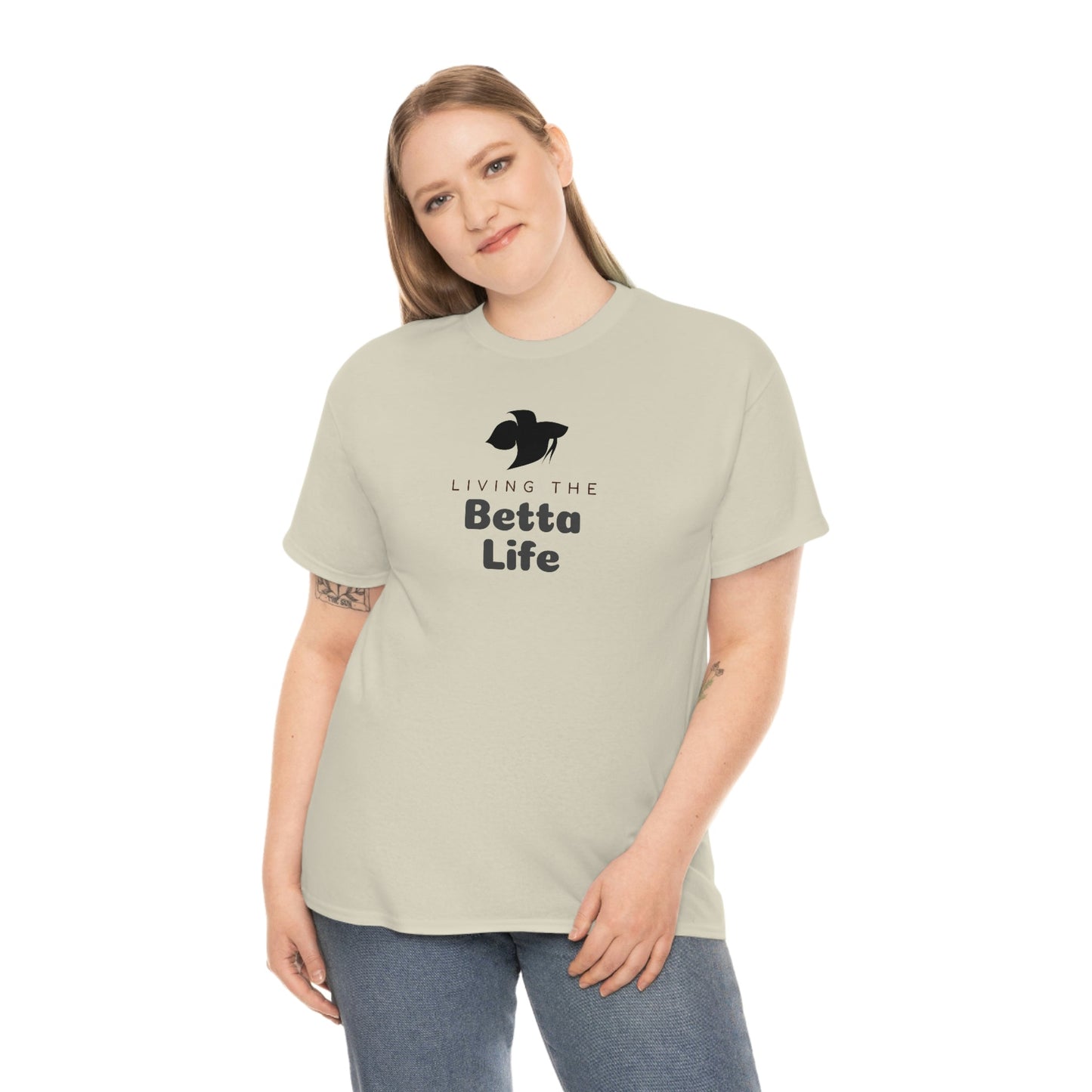 Living the Betta Life Heavy Cotton T-Shirt