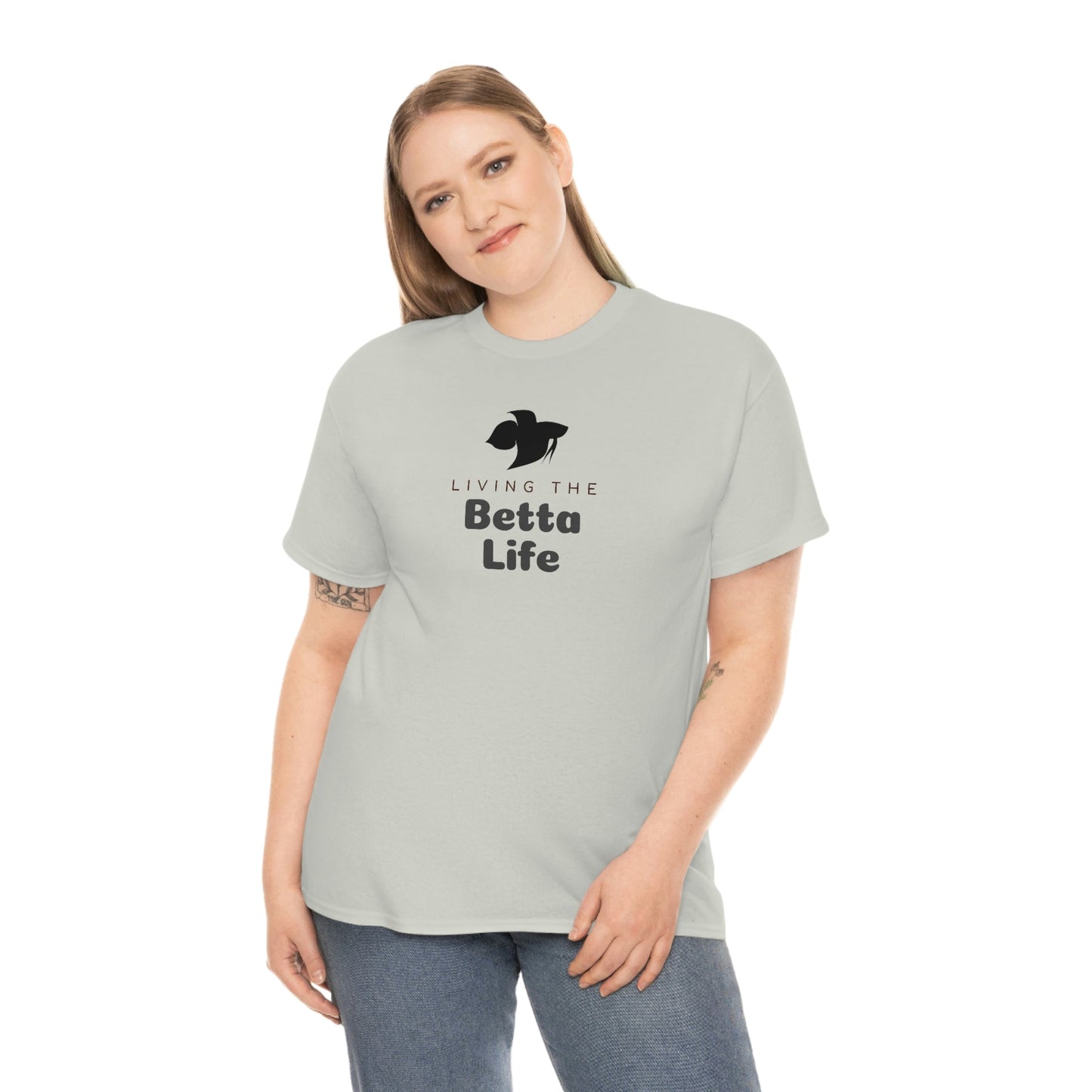 Living the Betta Life Heavy Cotton T-Shirt