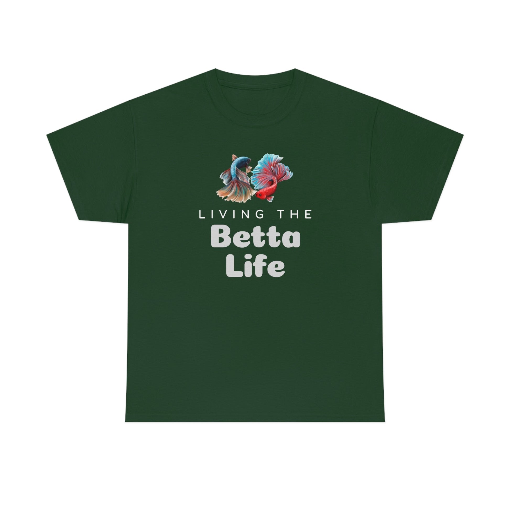 Living the Betta Life Heavy Cotton T-Shirt