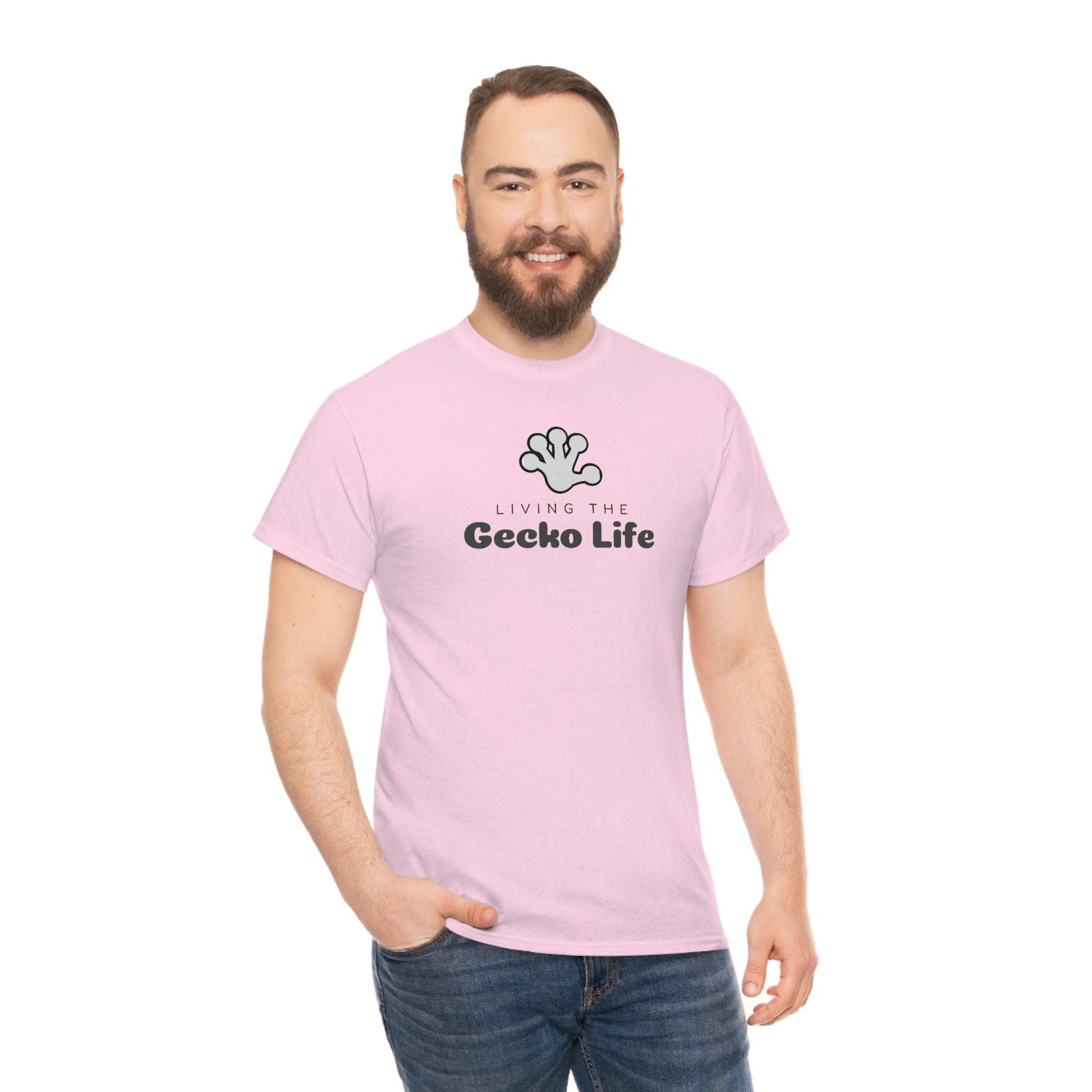 Living The Gecko Life Heavy Cotton Tee