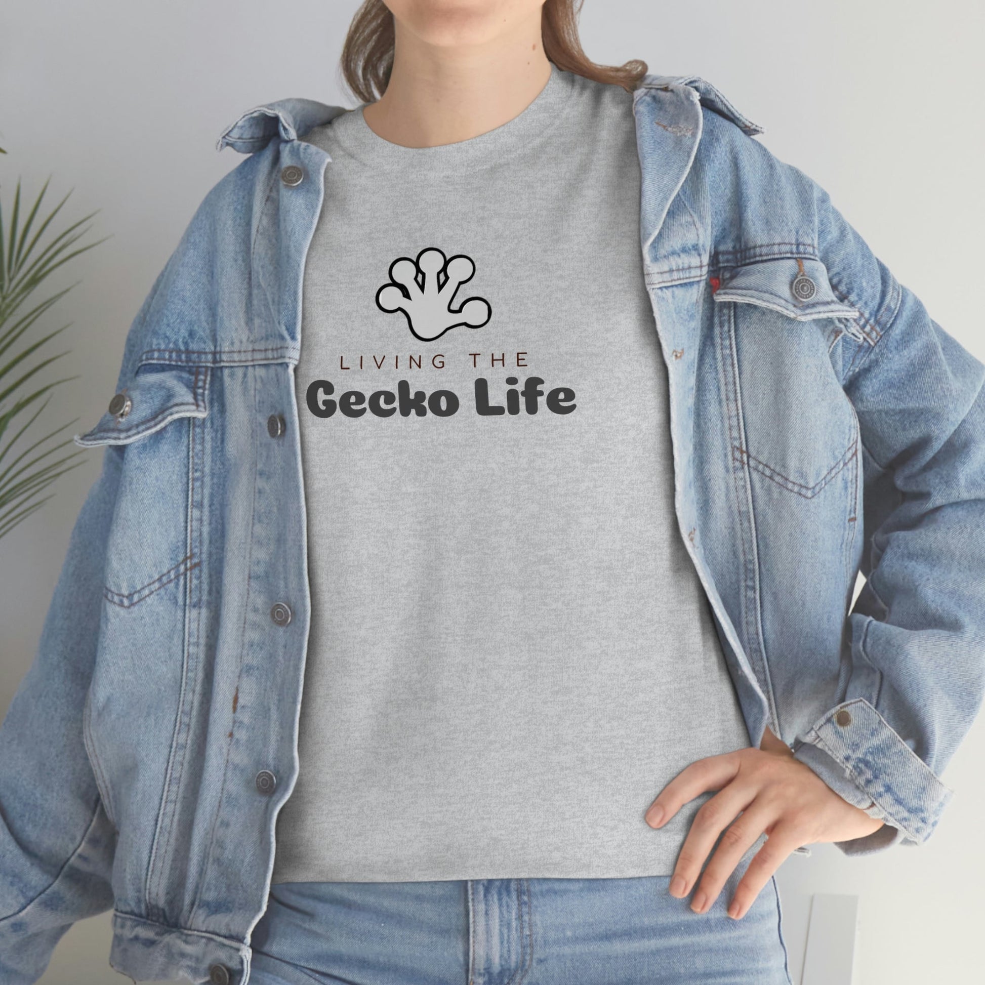 Living The Gecko Life Heavy Cotton Tee