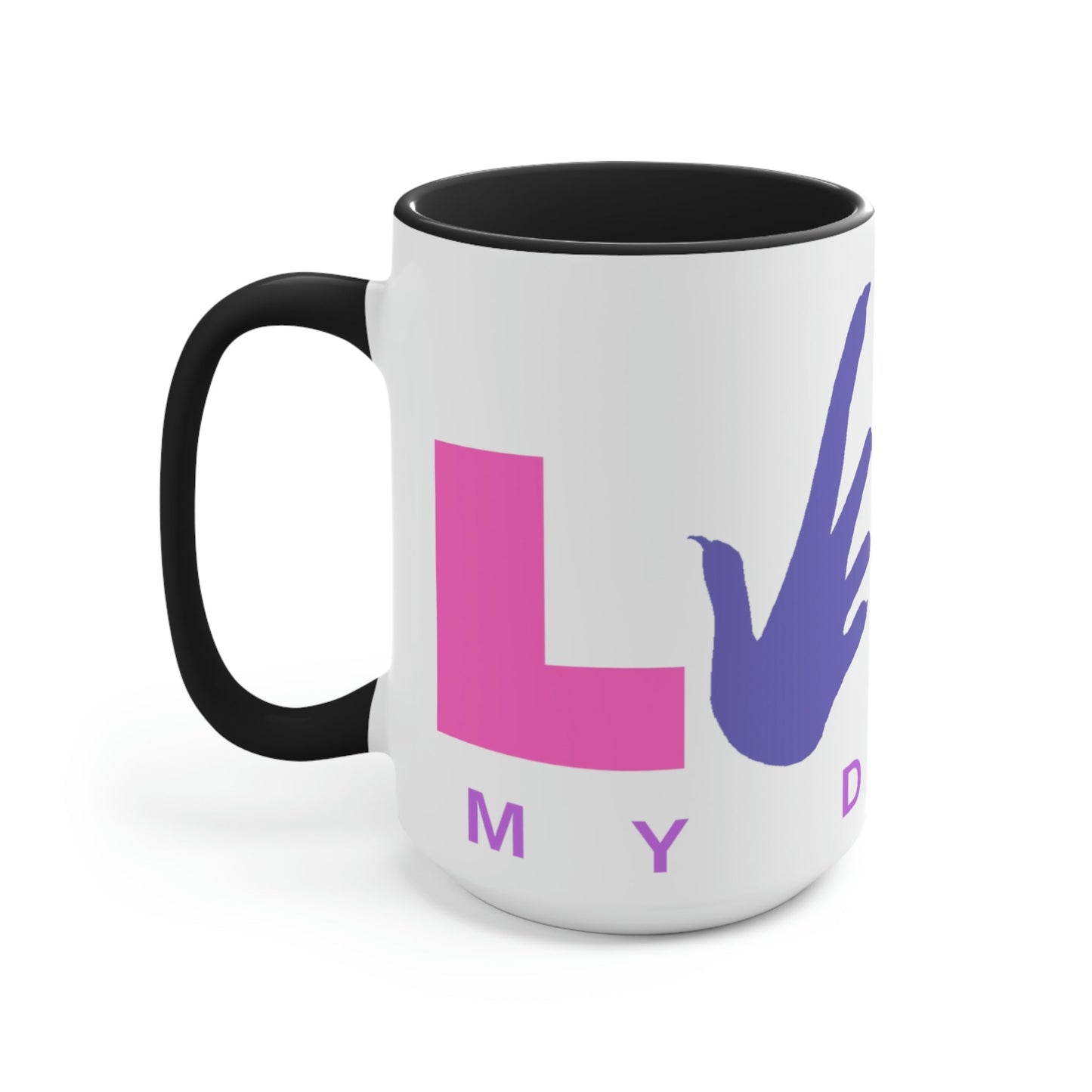 Love My Bearded Dragon Two-Tone Coffee Mugs - 15oz