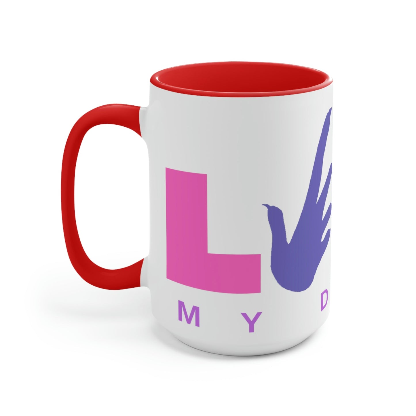 Love My Bearded Dragon Two-Tone Coffee Mugs - 15oz