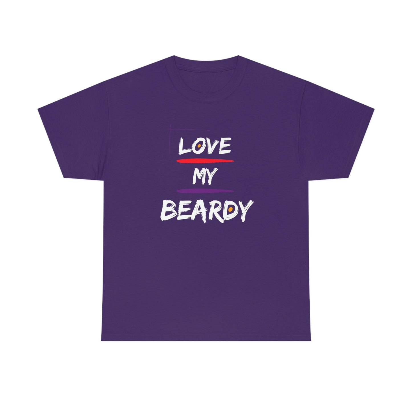 Love My Beardy Heavy Cotton T-Shirt