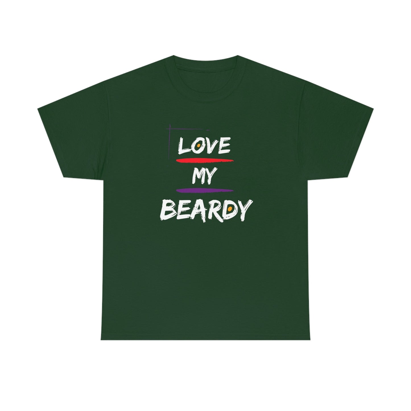 Love My Beardy Heavy Cotton T-Shirt