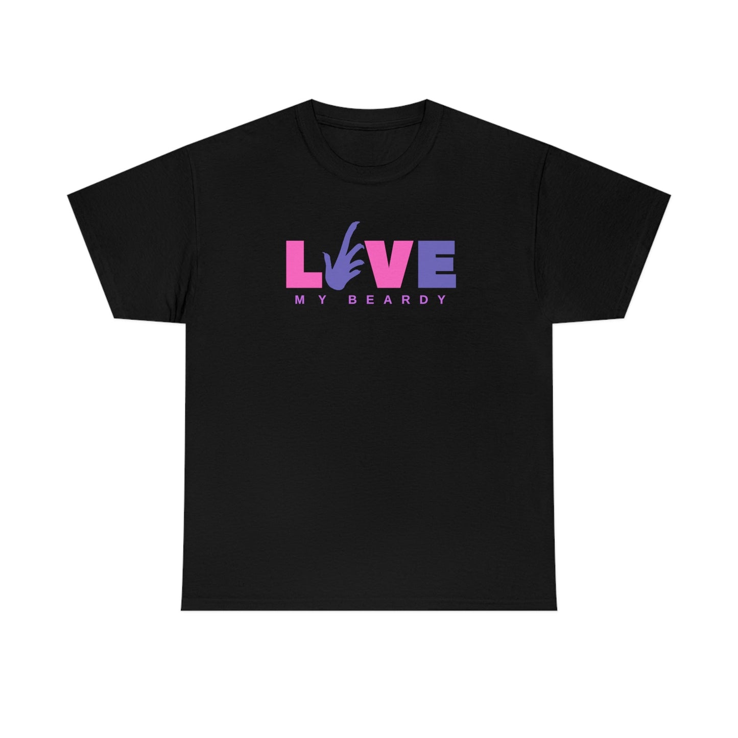 Love My Beardy Heavy Cotton T-Shirt