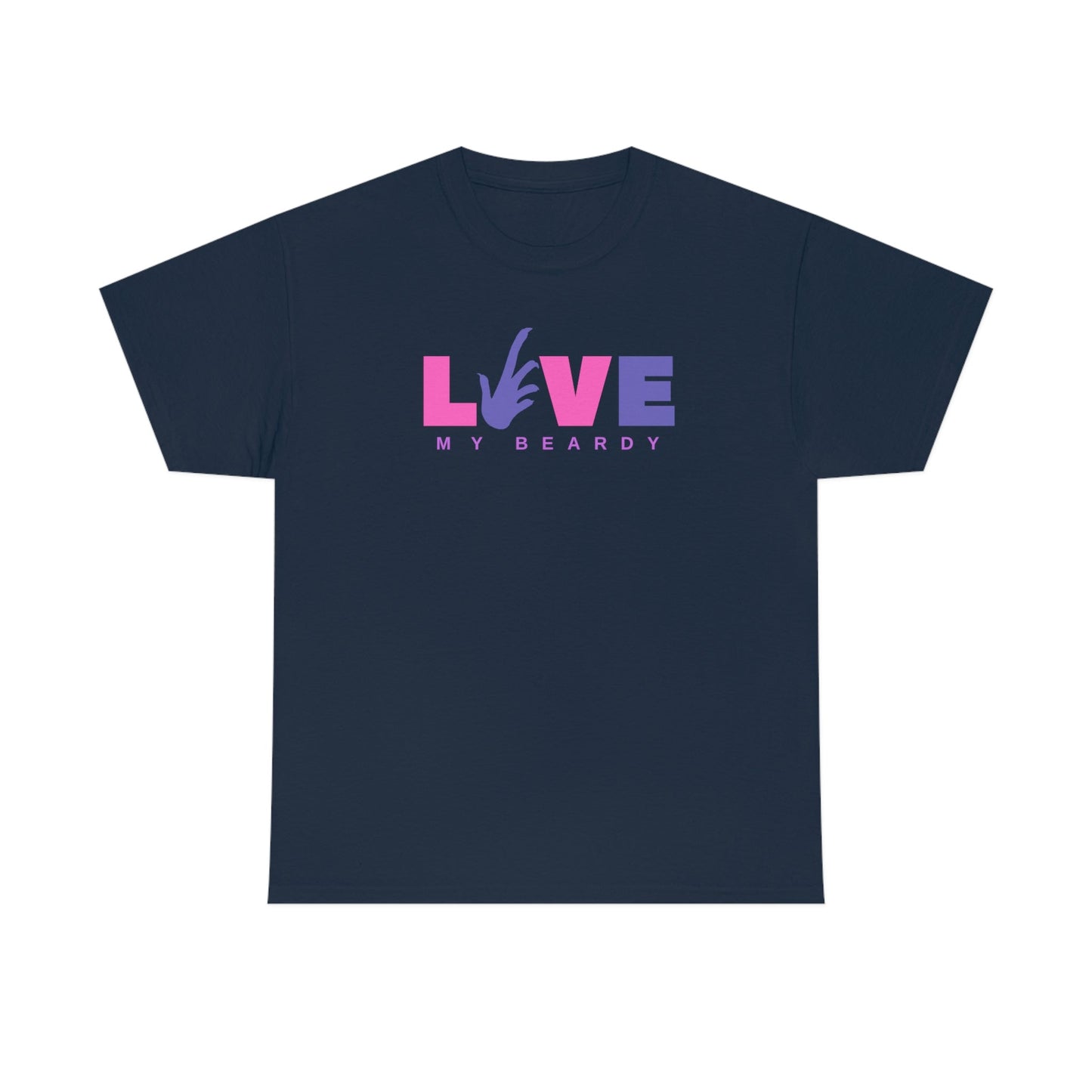 Love My Beardy Heavy Cotton T-Shirt