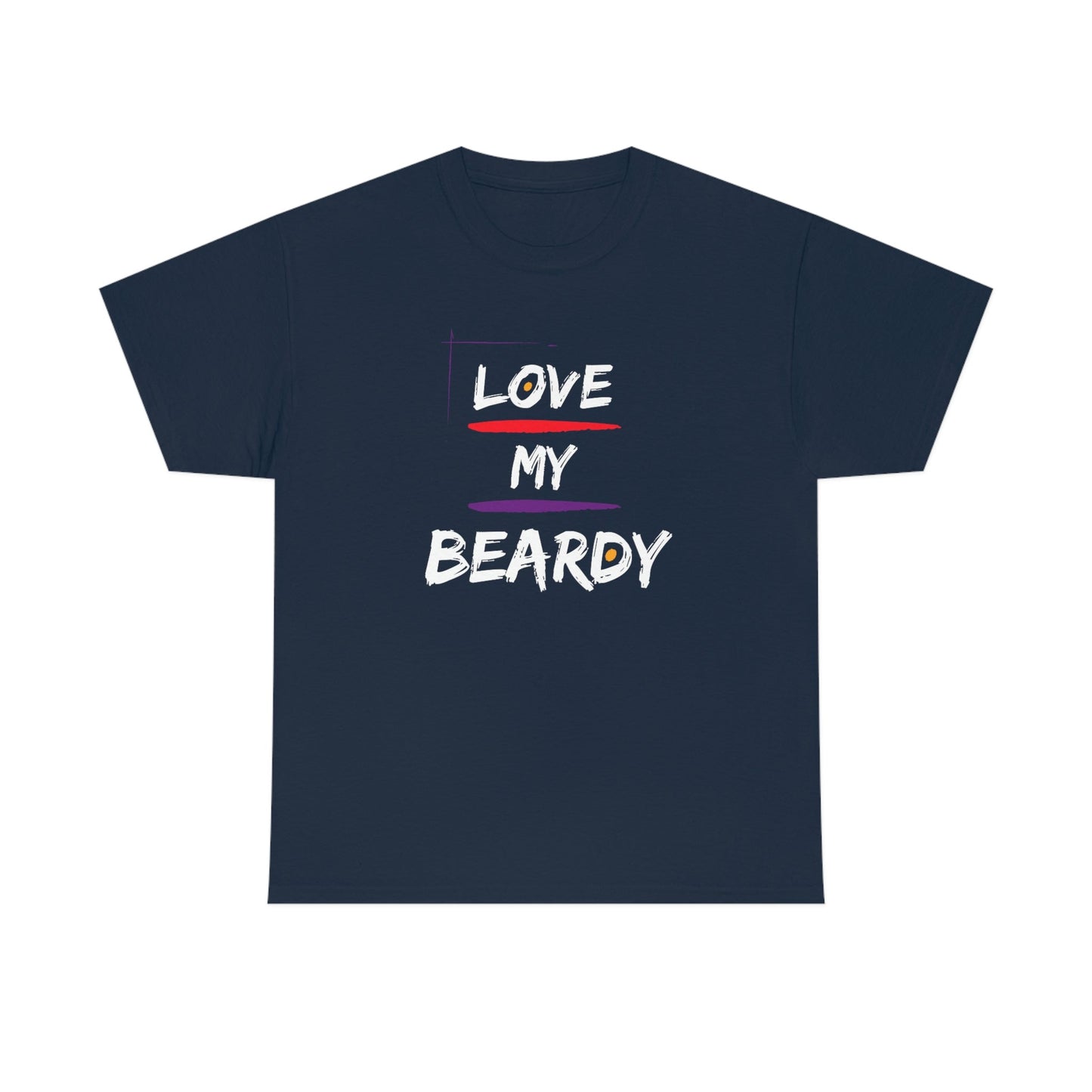 Love My Beardy Heavy Cotton T-Shirt