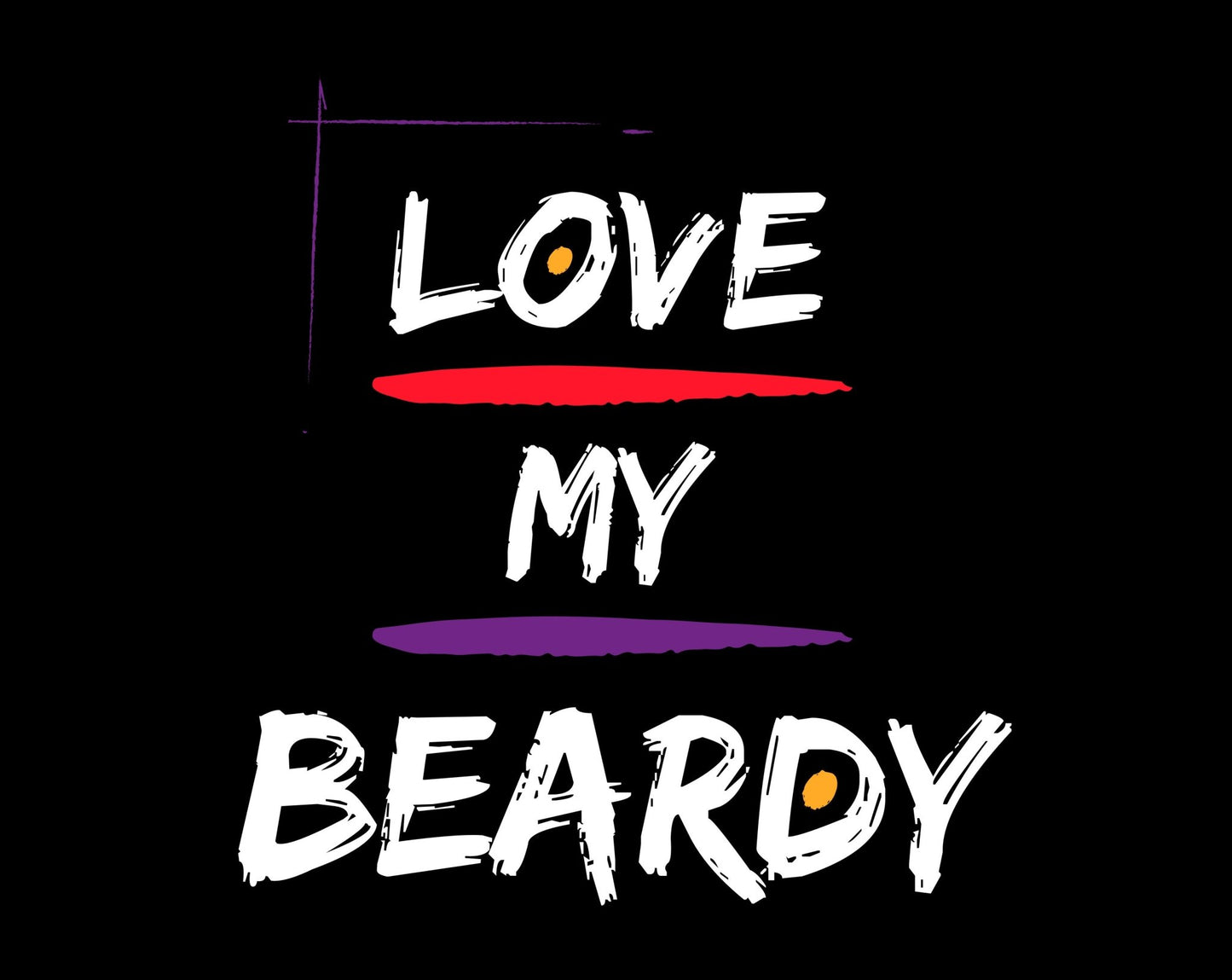 Love My Beardy Heavy Cotton T-Shirt