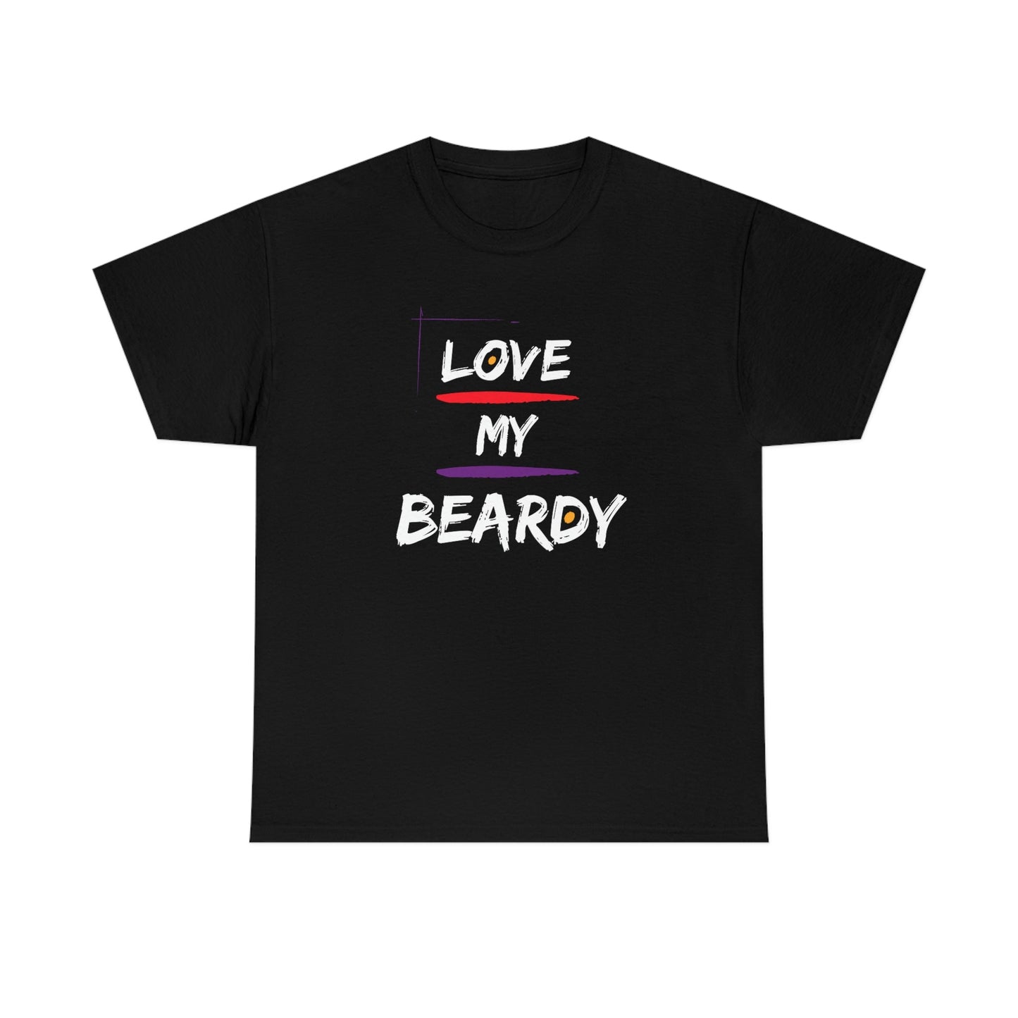 Love My Beardy Heavy Cotton T-Shirt