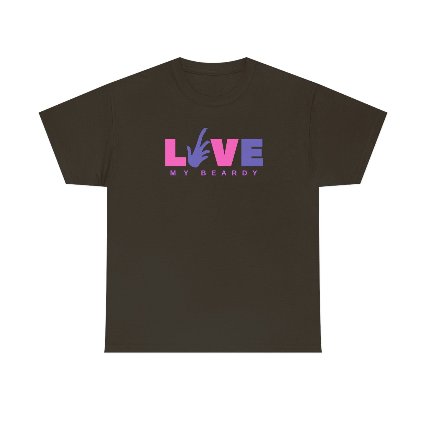 Love My Beardy Heavy Cotton T-Shirt