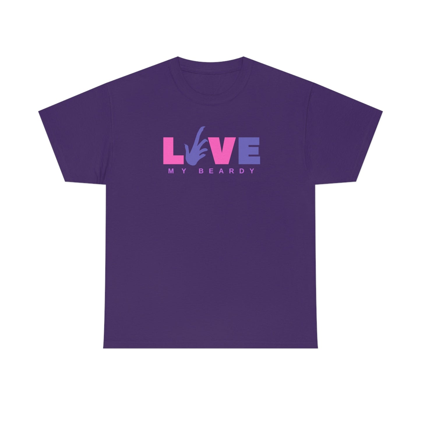 Love My Beardy Heavy Cotton T-Shirt