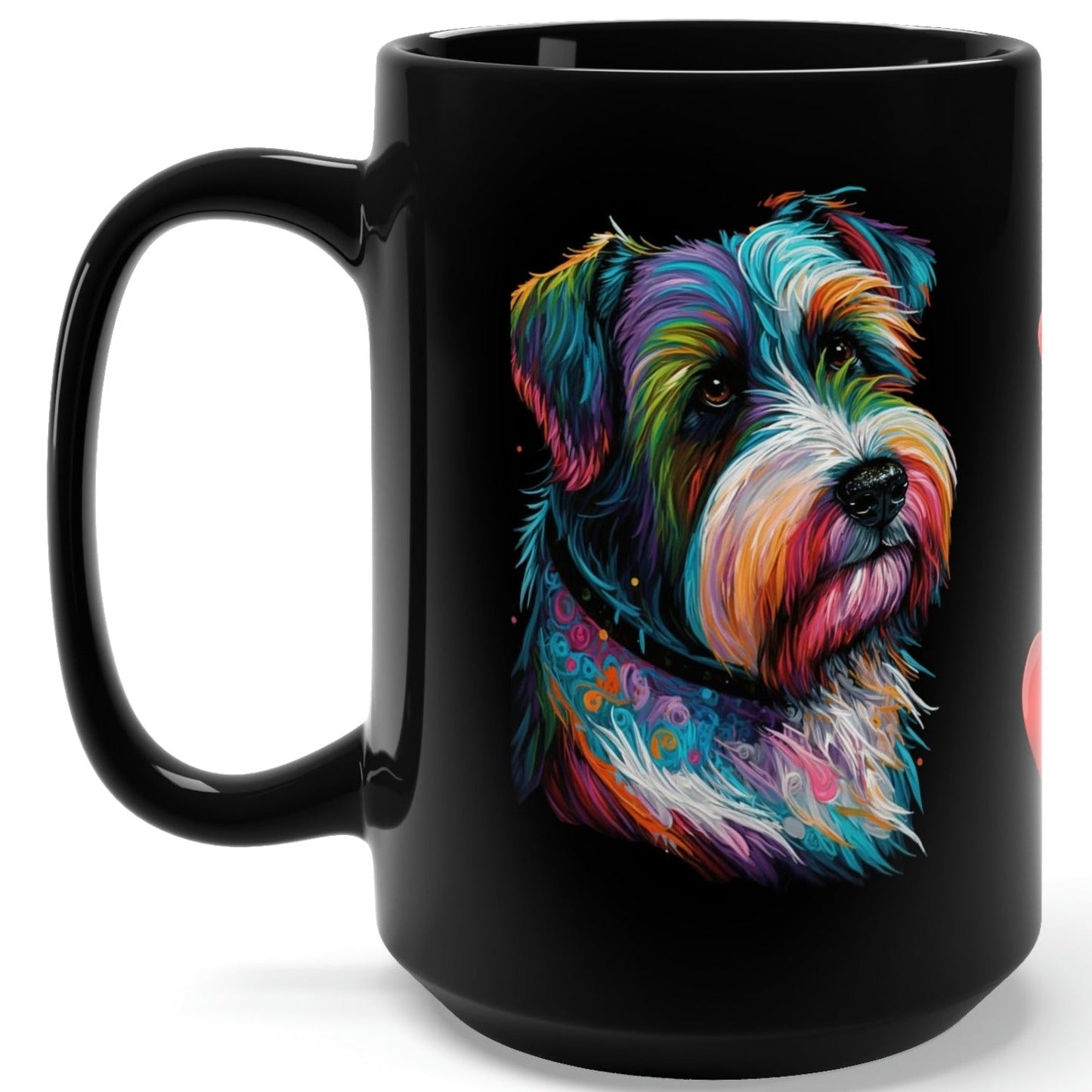 Love My Biewer Terrier Black Mug 15oz