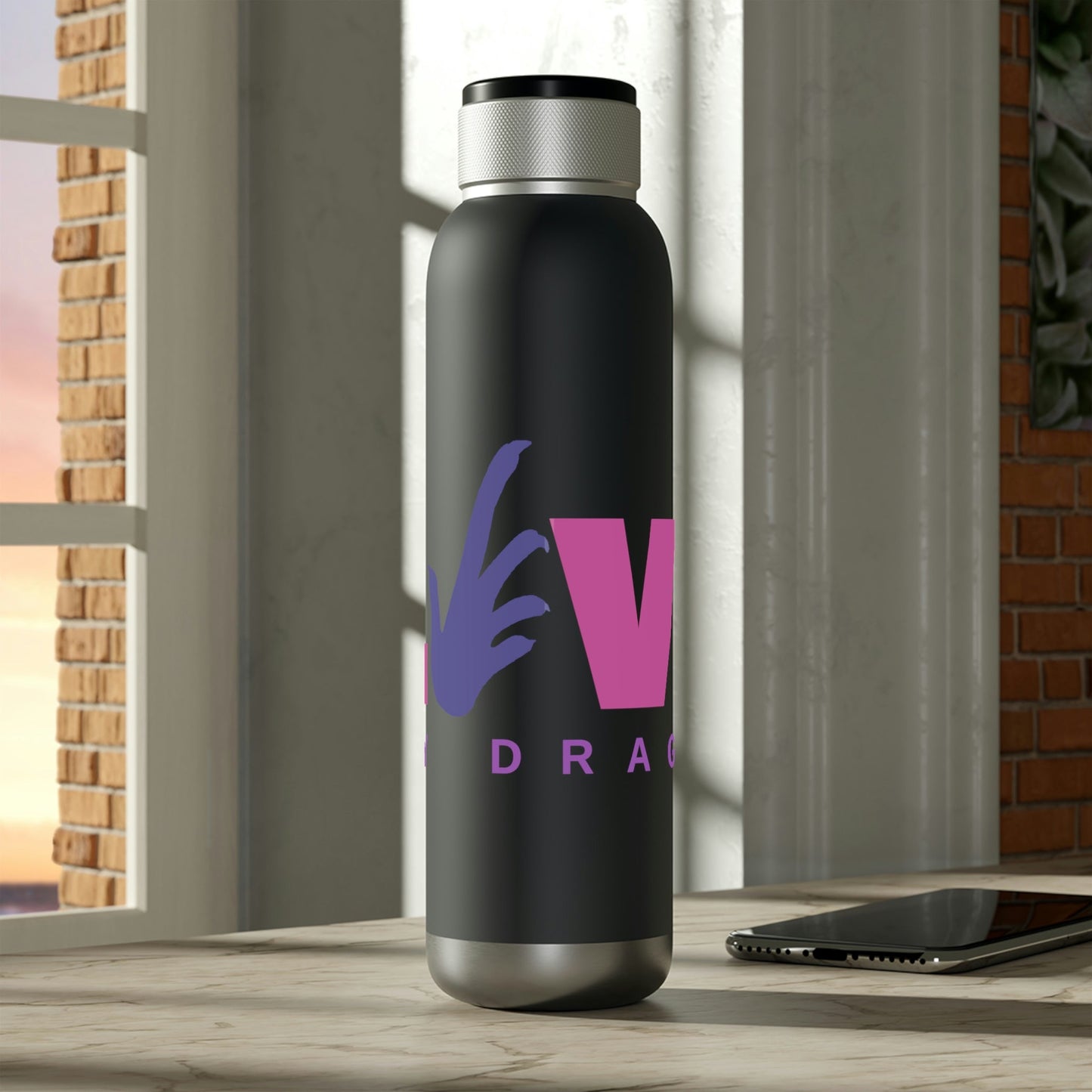 Love My Dragon (Bearded Dragon) | Soundwave Copper Vacuum Audio Bottle 22oz