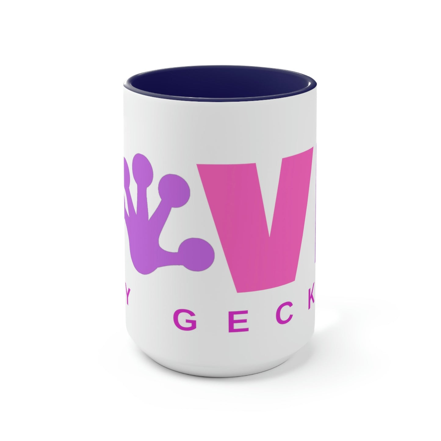 Love My Gecko Two-Tone Coffee Mugs - 15oz