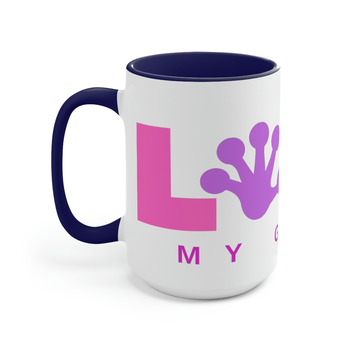 Love My Gecko Two-Tone Coffee Mugs - 15oz