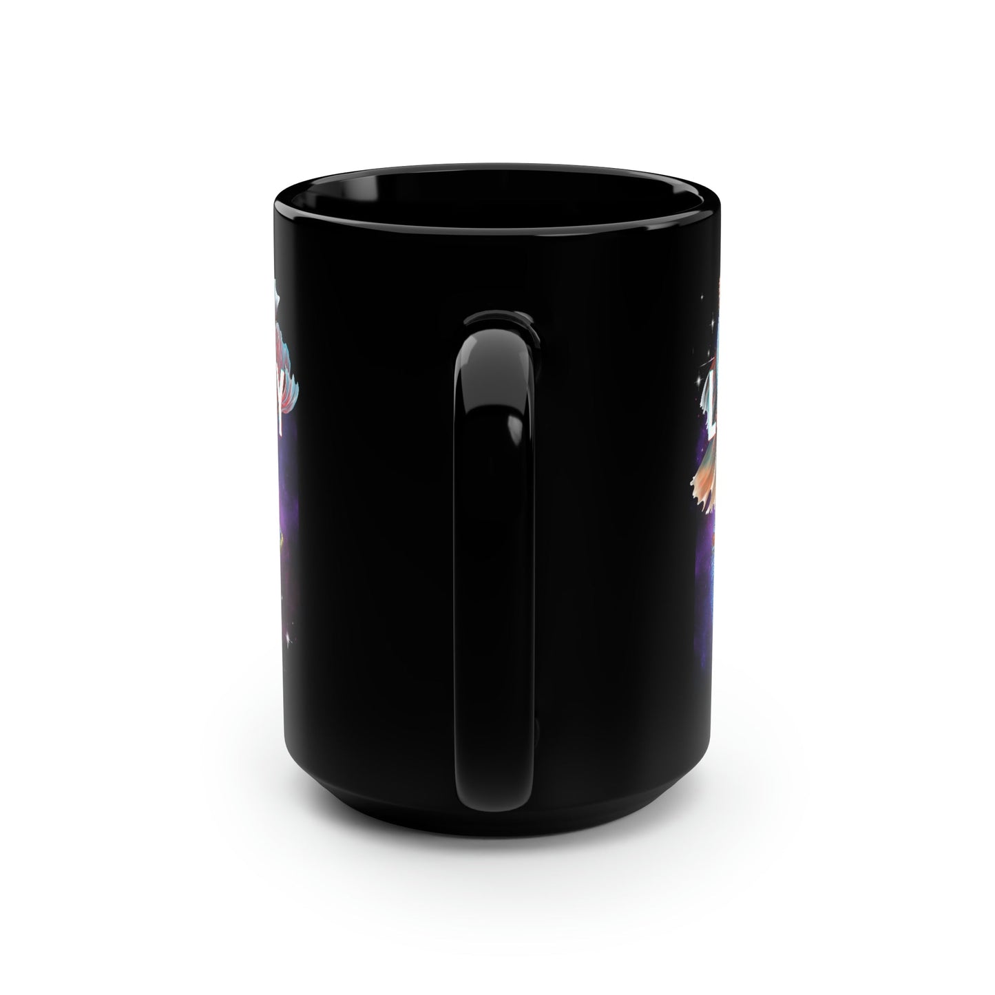 Love My Siamese Fighting Fish Black Mug - 15oz