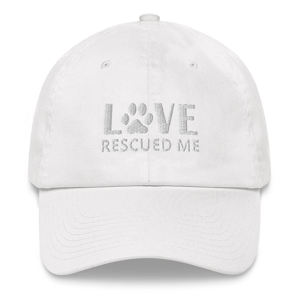 Love Rescued Me | Cat Rescue Hat | Perfect gift for the cat lover in your family!| Multiple Hat Colors Available