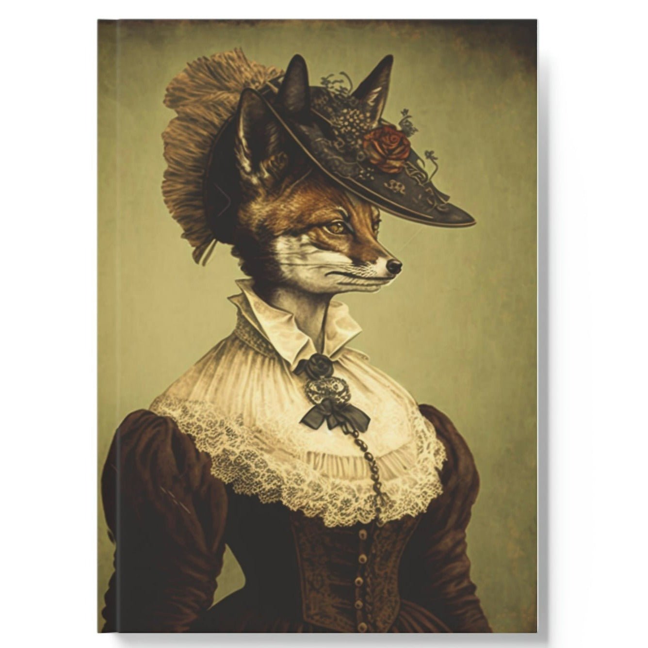Madam Fox Hard Backed Journal