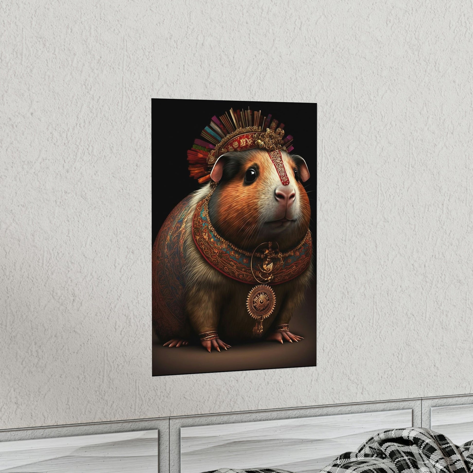 Maharaja Guinea Pig Premium Matte Vertical Posters