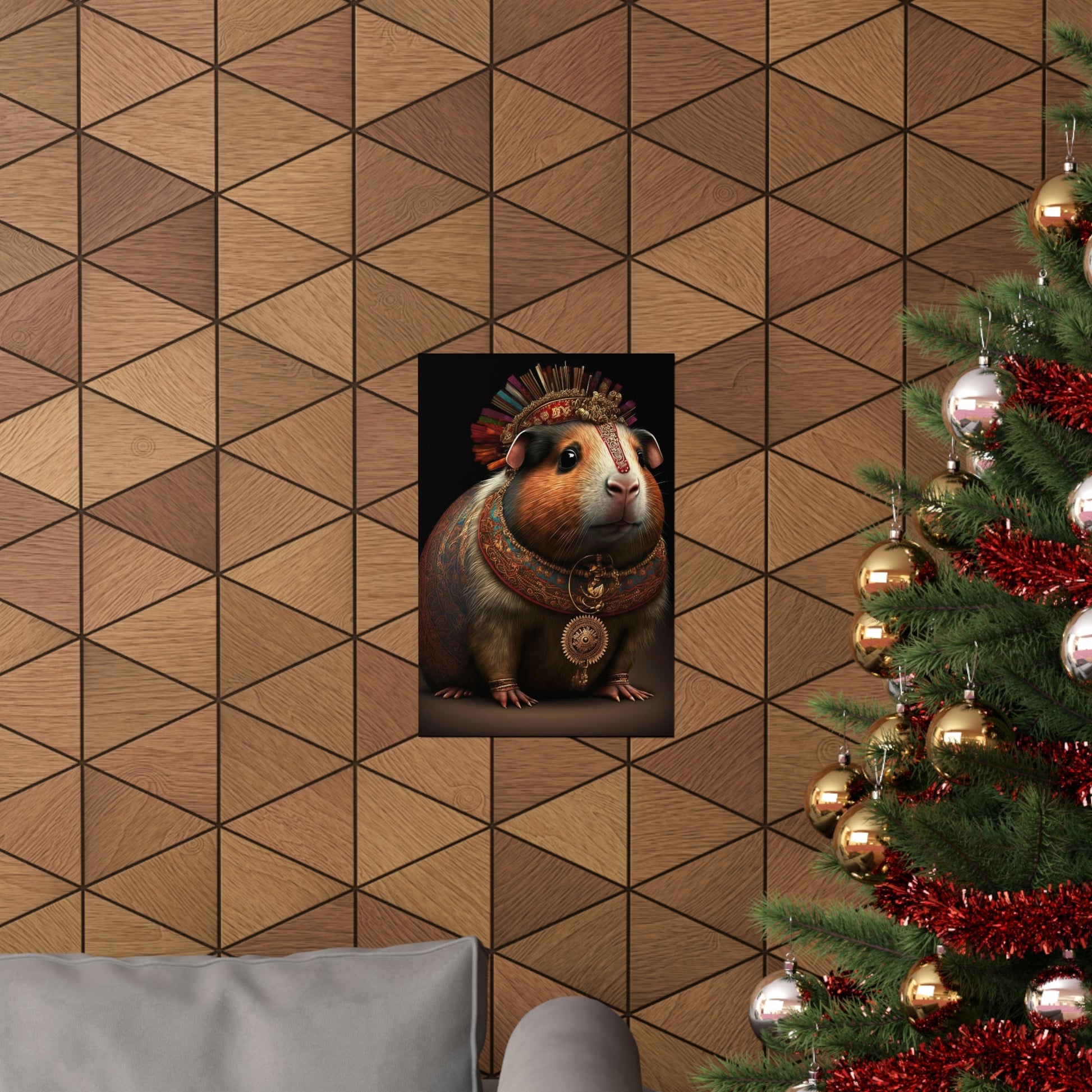 Maharaja Guinea Pig Premium Matte Vertical Posters