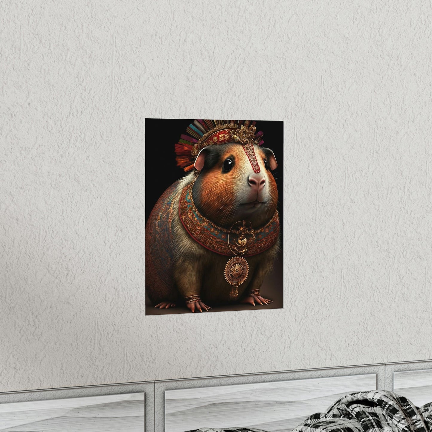 Maharaja Guinea Pig Premium Matte Vertical Posters