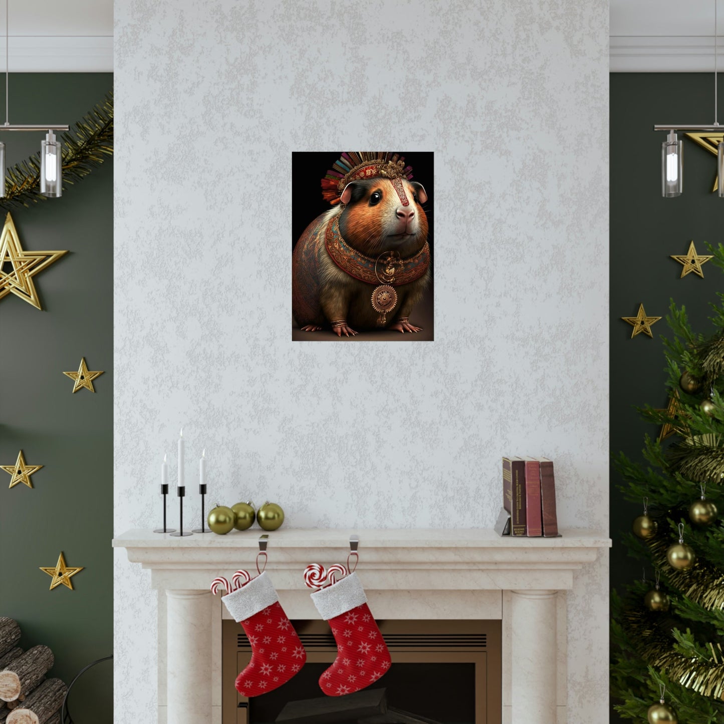 Maharaja Guinea Pig Premium Matte Vertical Posters