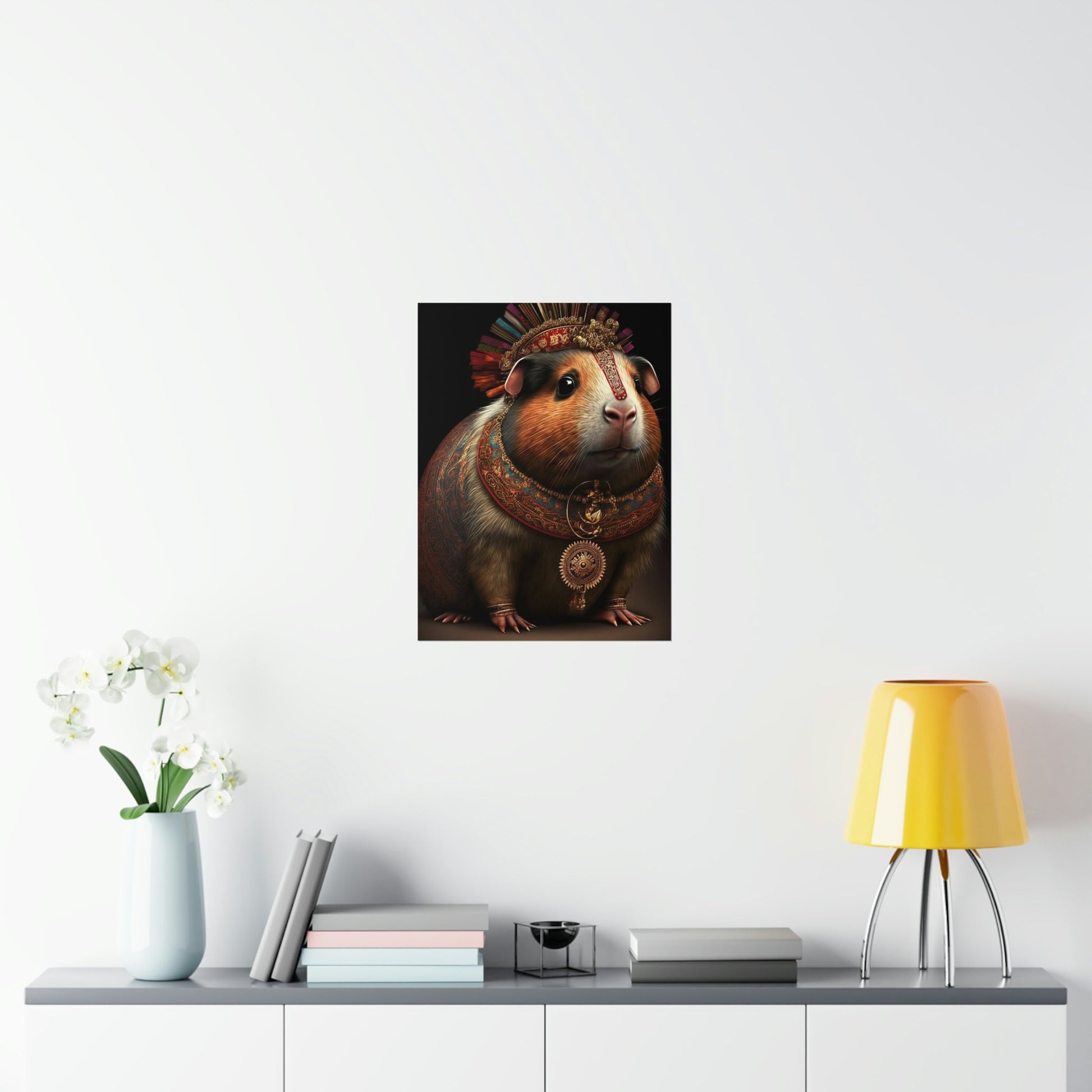 Maharaja Guinea Pig Premium Matte Vertical Posters