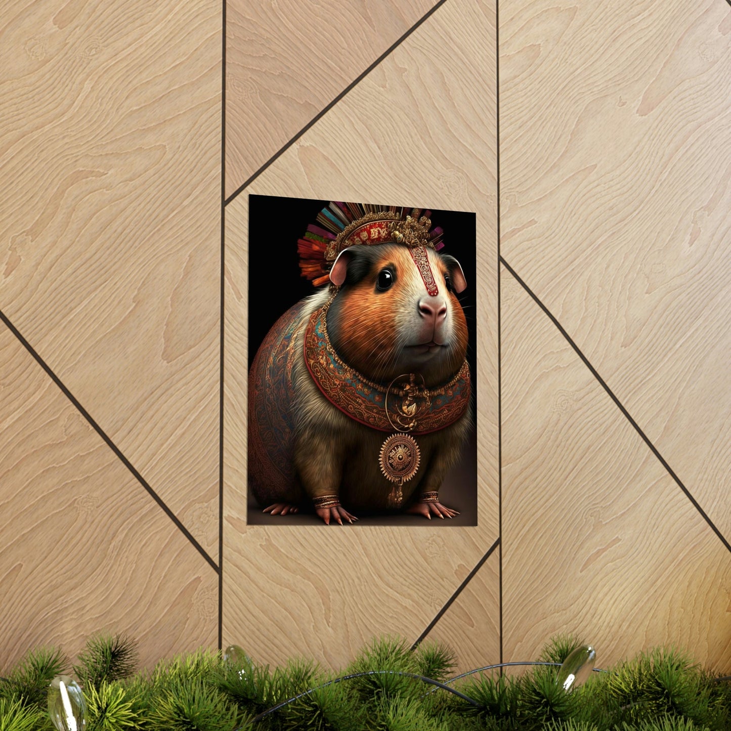 Maharaja Guinea Pig Premium Matte Vertical Posters