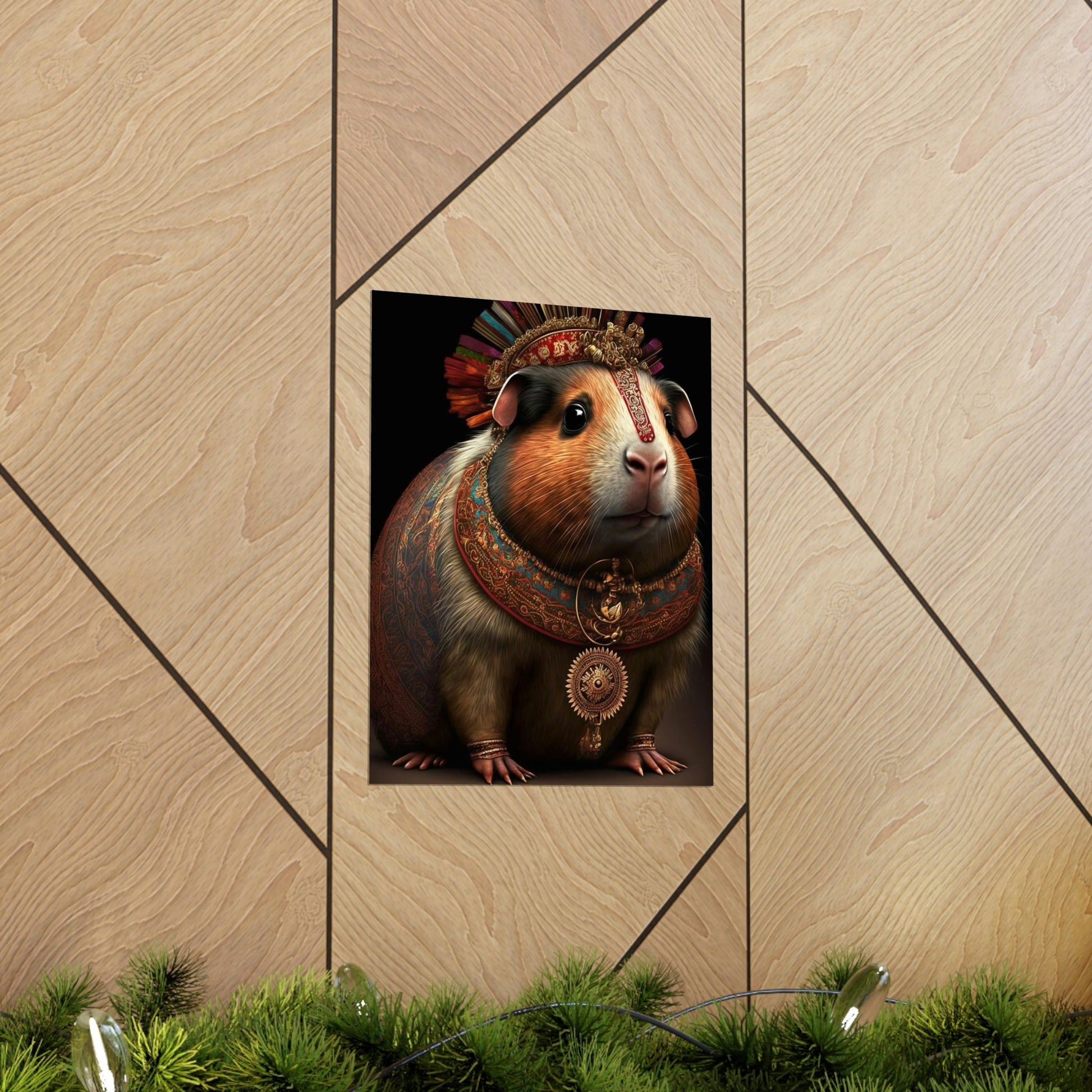 Maharaja Guinea Pig Premium Matte Vertical Posters