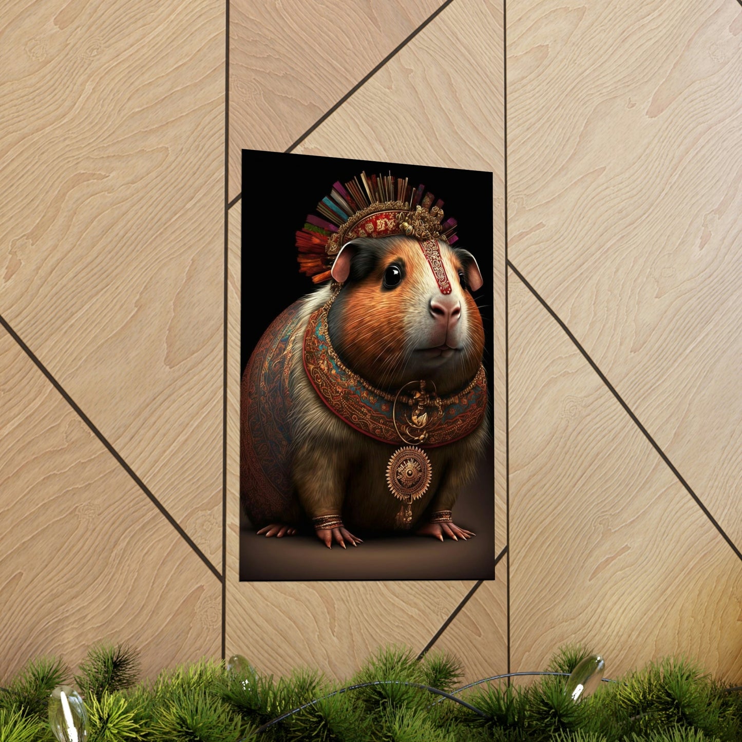 Maharaja Guinea Pig Premium Matte Vertical Posters
