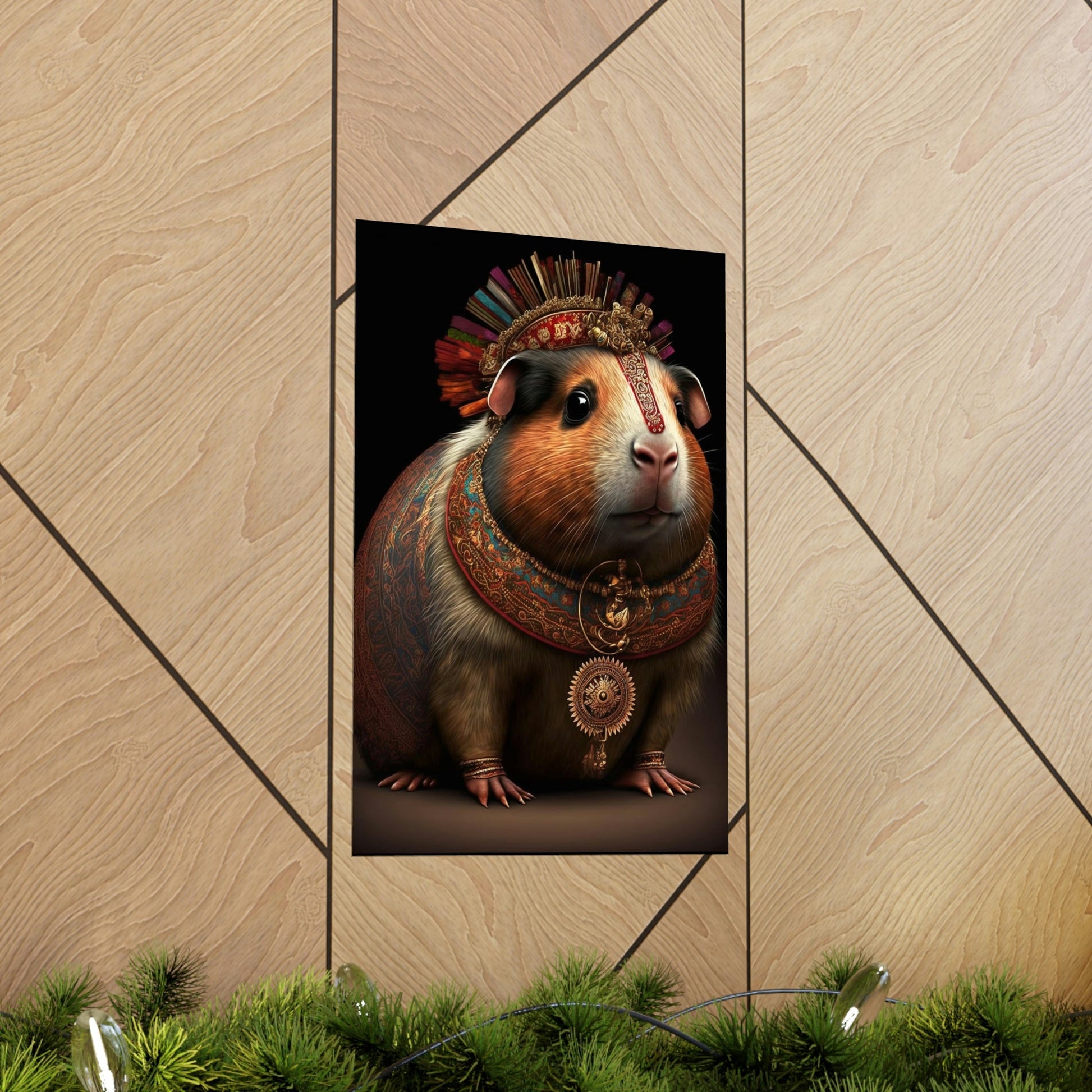 Maharaja Guinea Pig Premium Matte Vertical Posters
