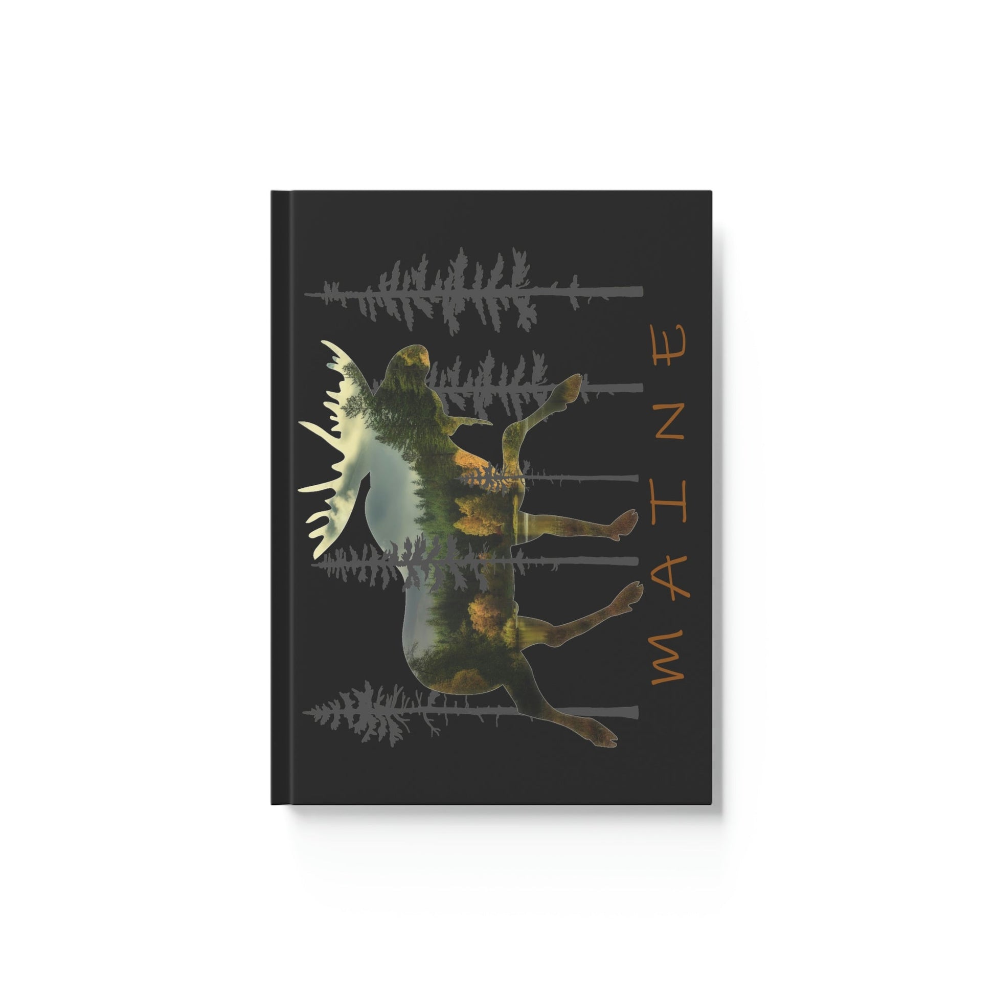 Maine Moose Souvenir Hard Backed Journal
