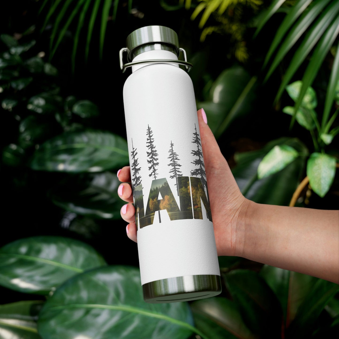 Maine Souvenir | Copper Vacuum Insulated Bottle, 22oz