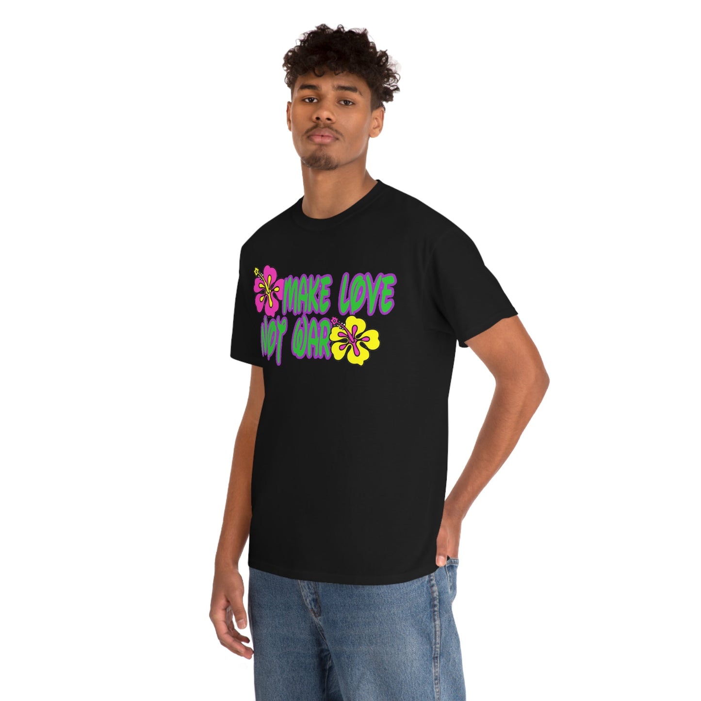 Make Love Not War Heavy Cotton Tee