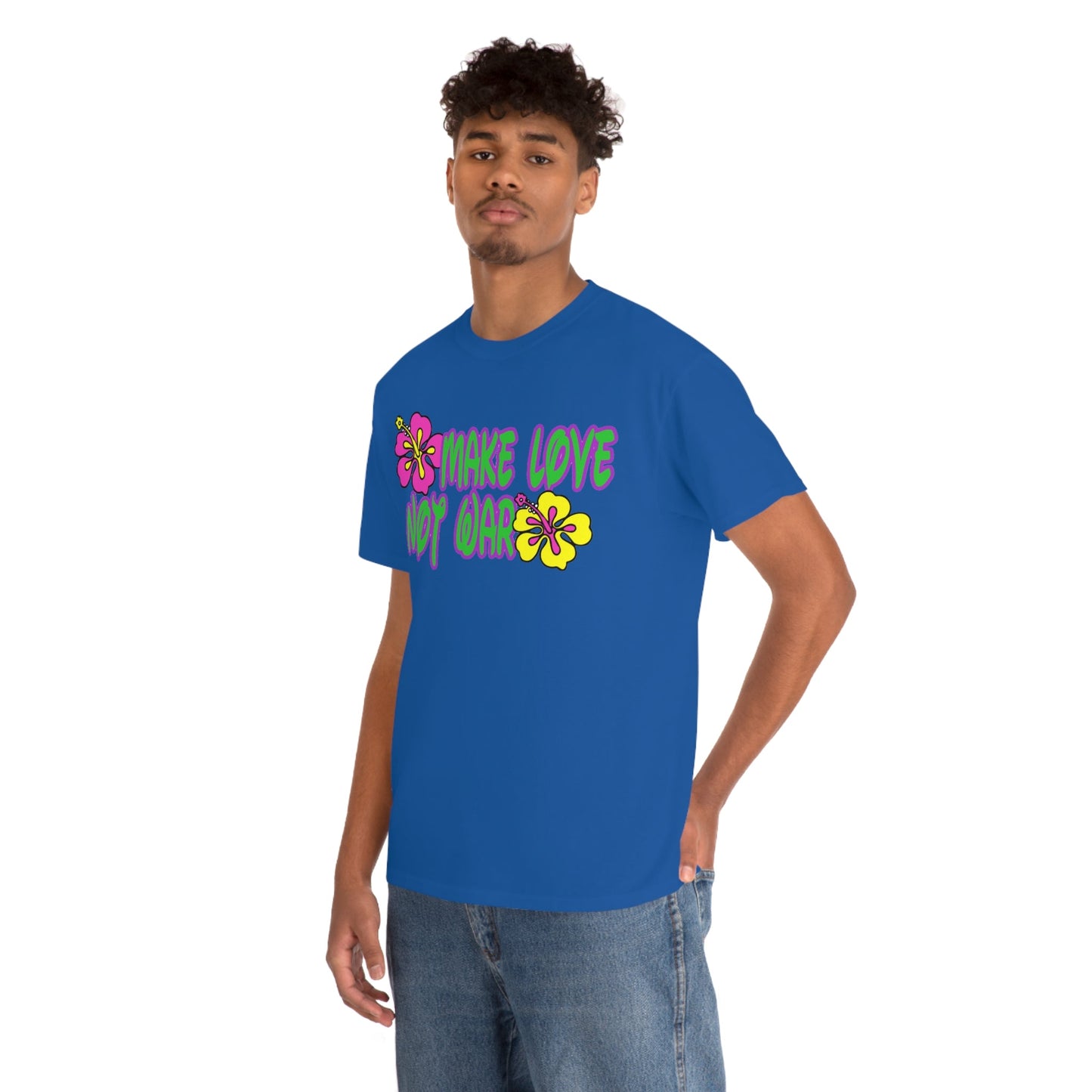 Make Love Not War Heavy Cotton Tee