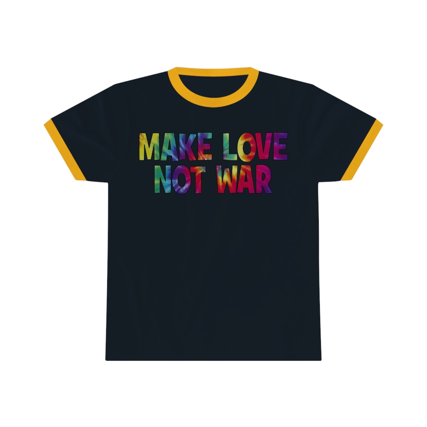 Make Love Not War Ringer Tee