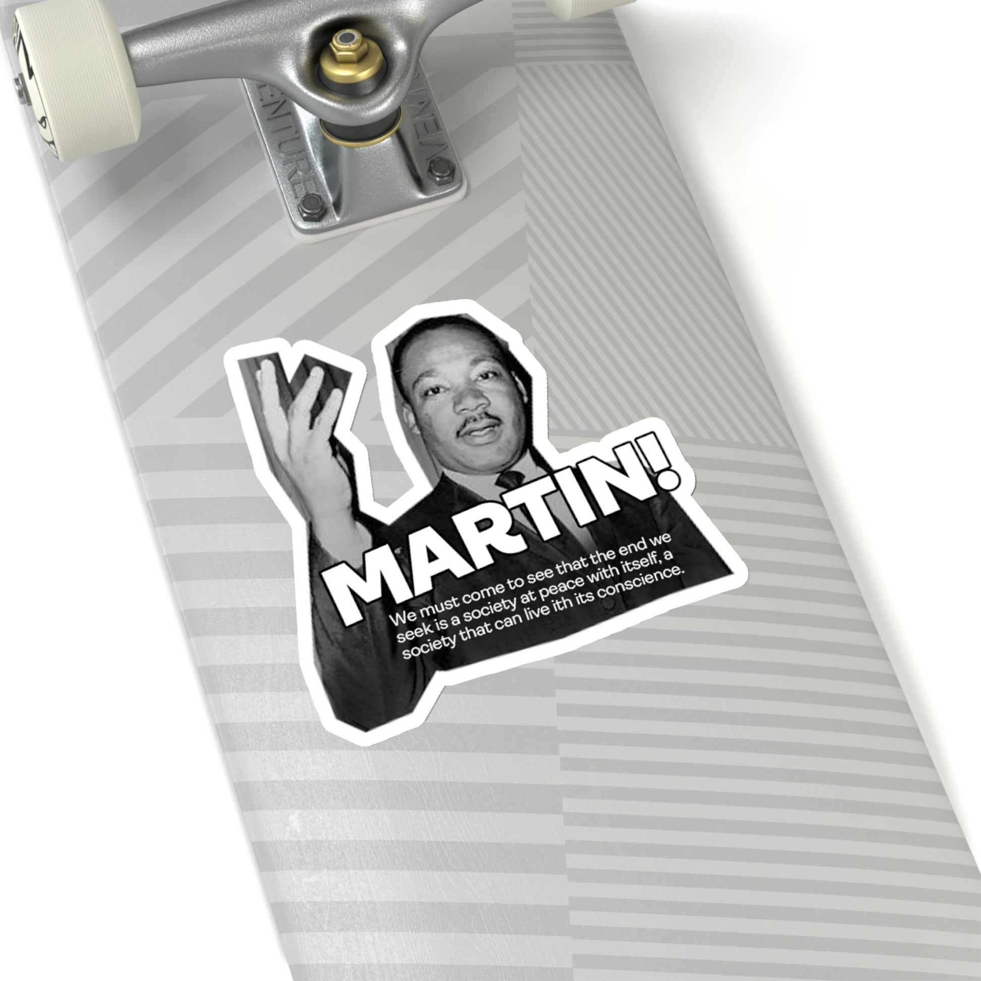 Martin Luther King Jr. Kiss-Cut Sticker Union Hero Patriot Cesar Chavez Gloria Steinem