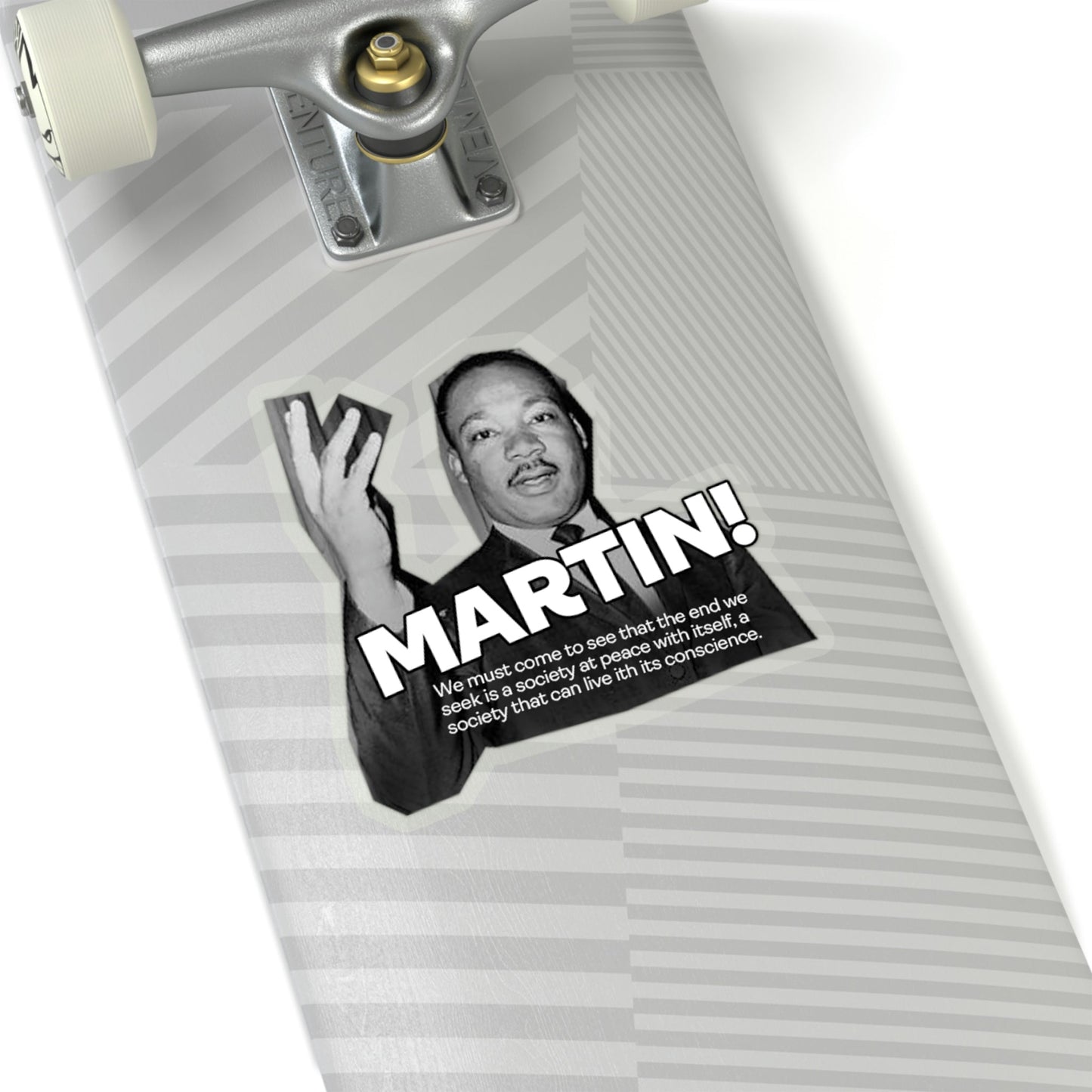 Martin Luther King Jr. Kiss-Cut Sticker Union Hero Patriot Cesar Chavez Gloria Steinem