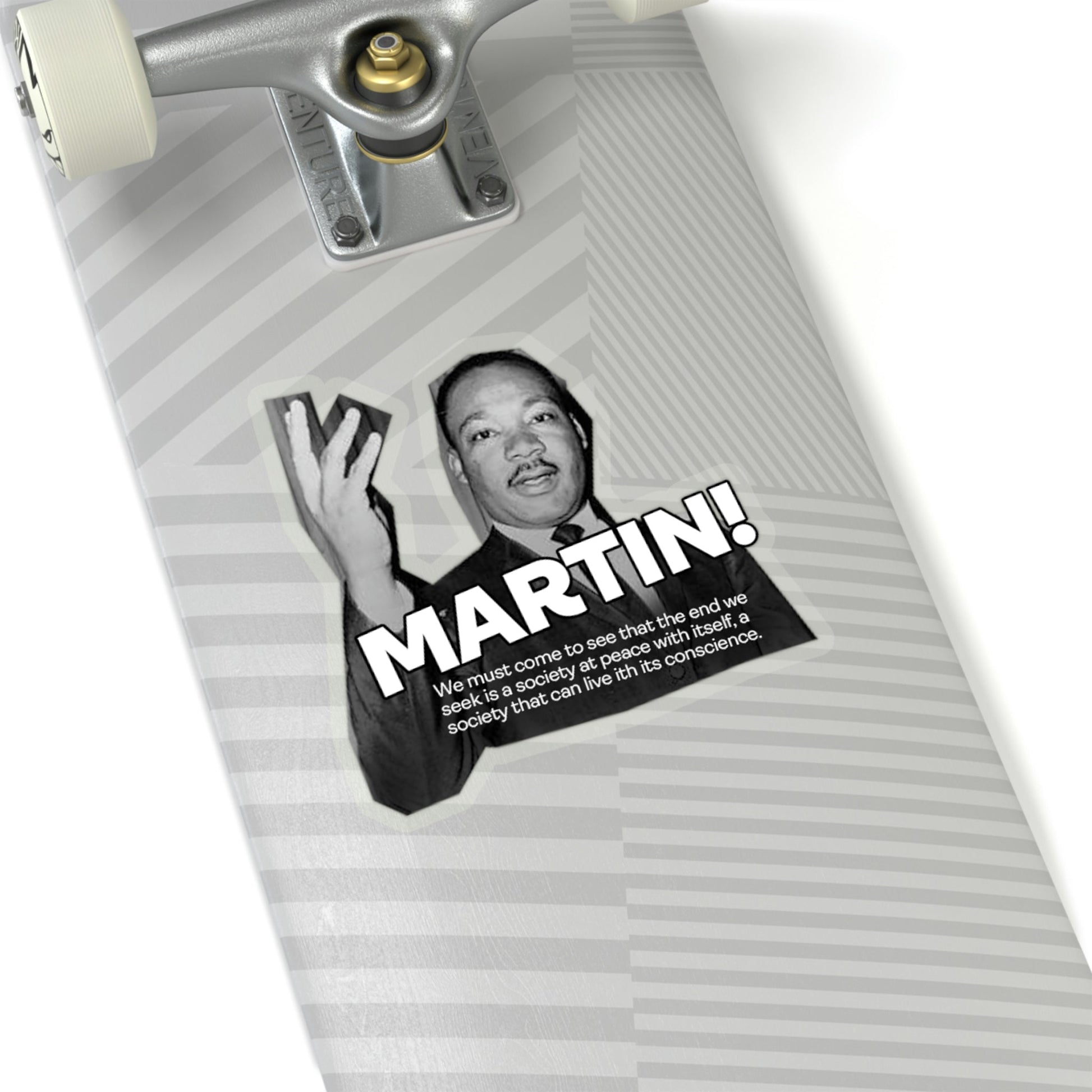 Martin Luther King Jr. Kiss-Cut Sticker Union Hero Patriot Cesar Chavez Gloria Steinem