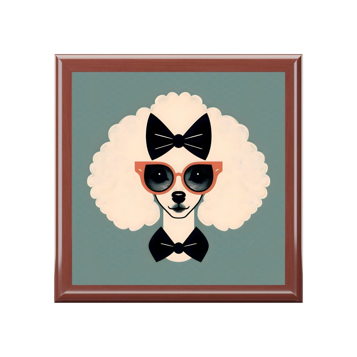 Miss Poodle Jewelry Keepsake Box