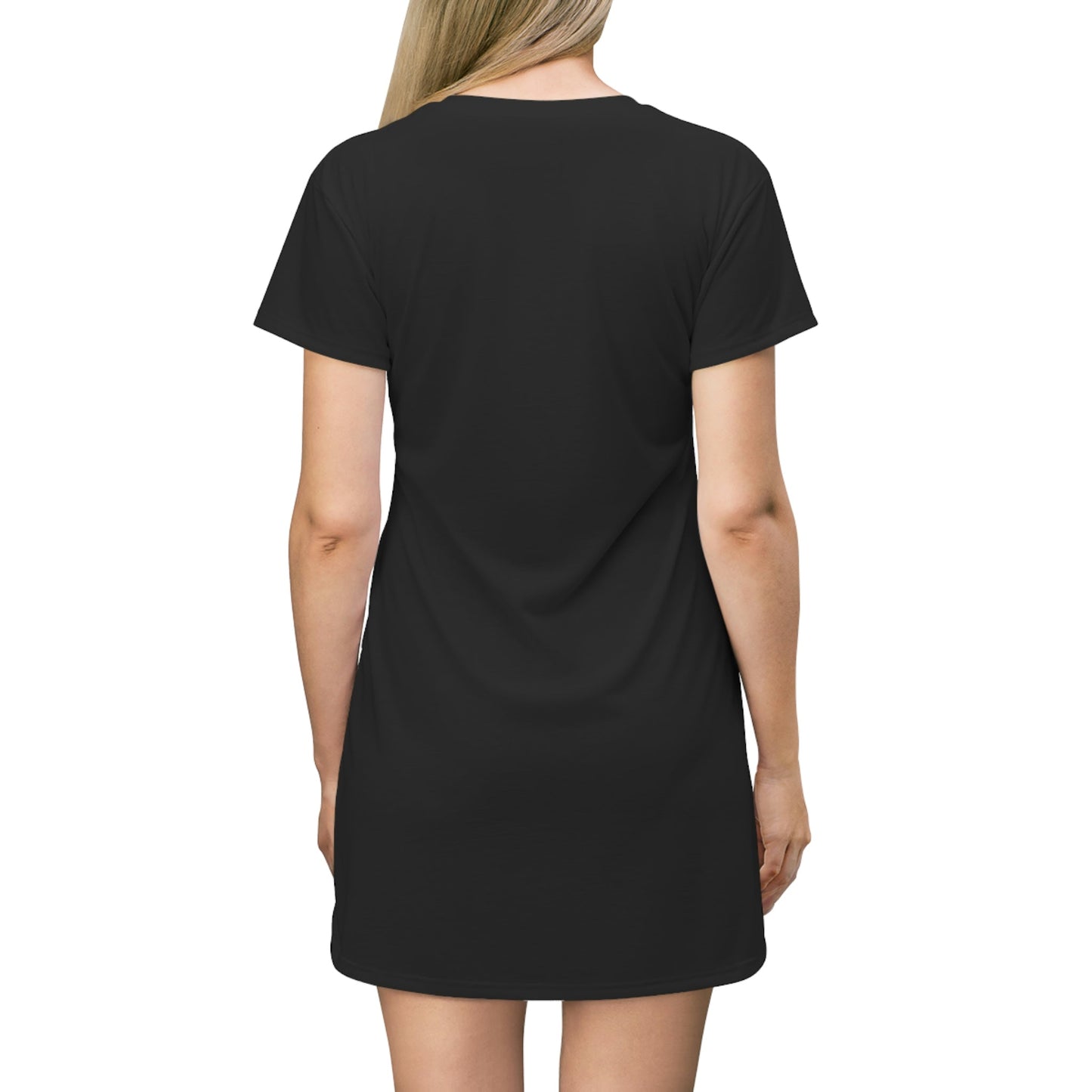 Moose in the Woods All Over Print T-Shirt Dress