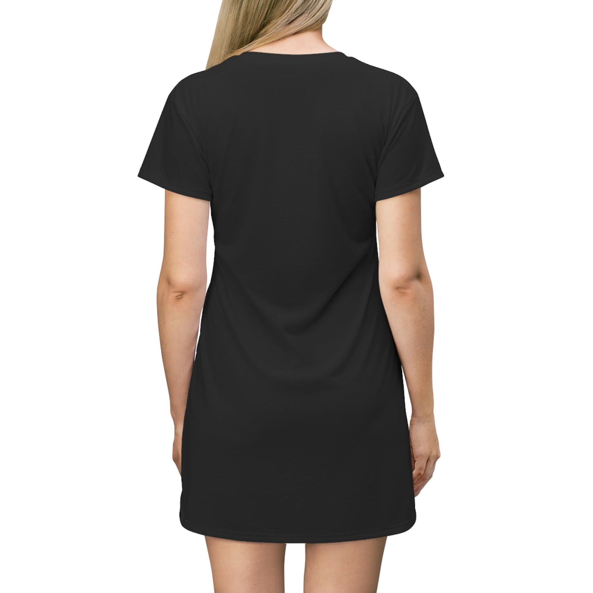 Moose in the Woods All Over Print T-Shirt Dress
