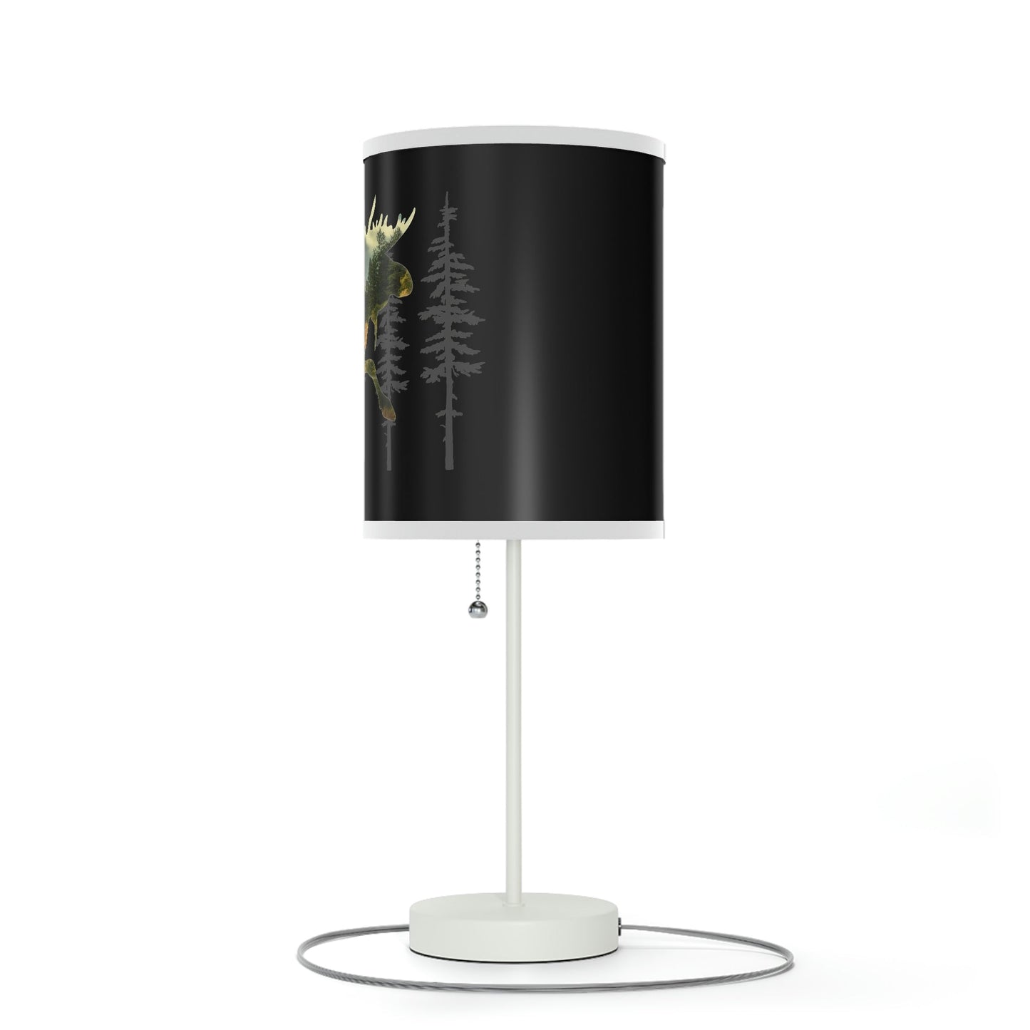 Moose in the Woods Lamp on a Stand, US|CA plug