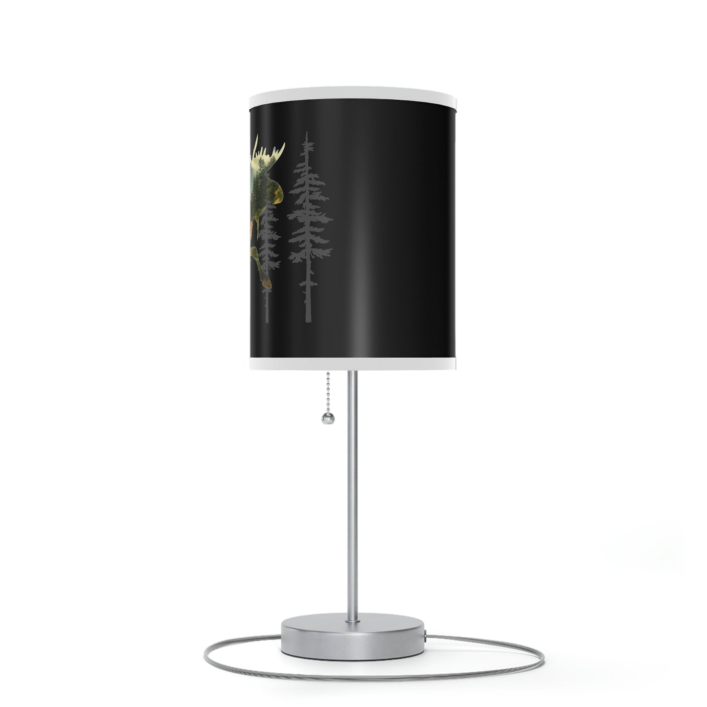Moose in the Woods Lamp on a Stand, US|CA plug