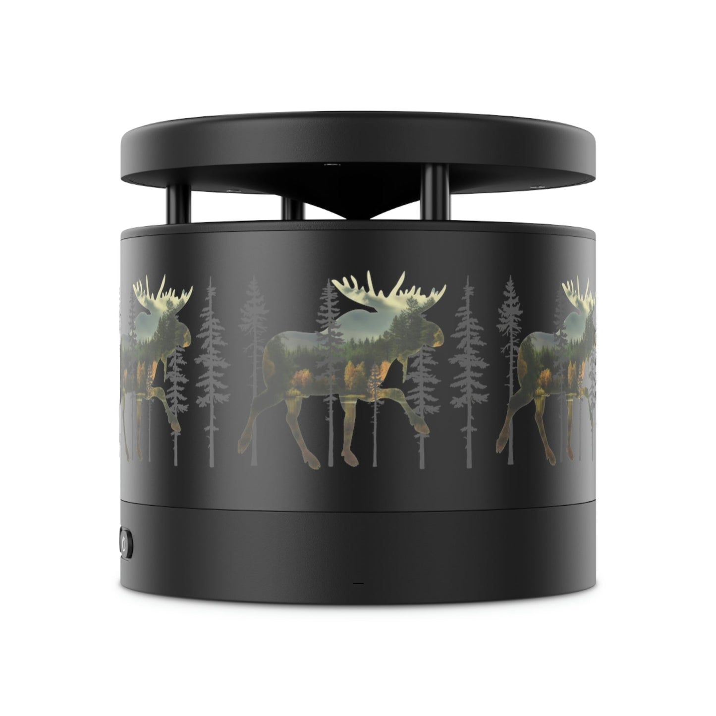 Moose in the Woods Metal Bluetooth Speaker and Wireless Charging Pad